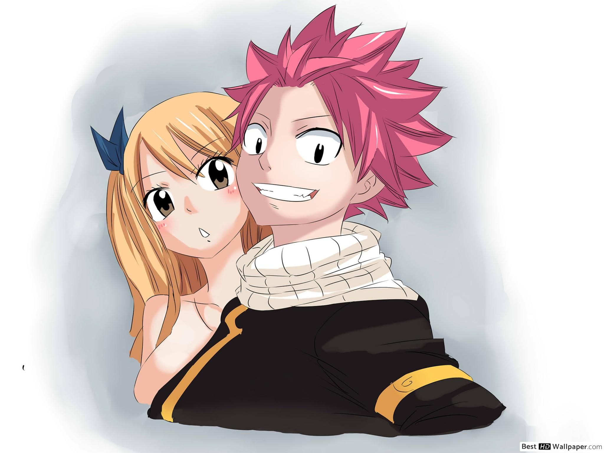 Fairy Tail Heartfilia & Natsu Dragneel Collab HD wallpaper