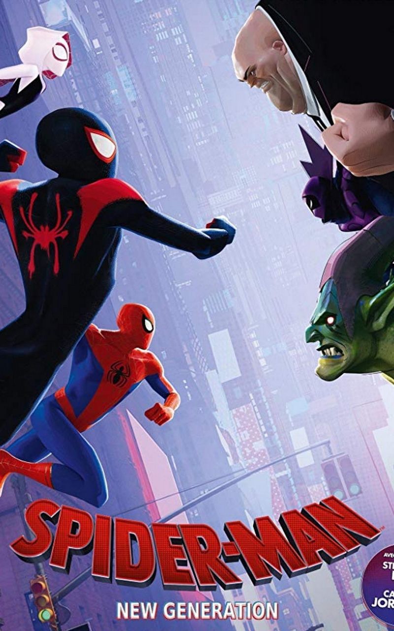 Free download Spider Man Into the Spider Verse 2018 iPhone X