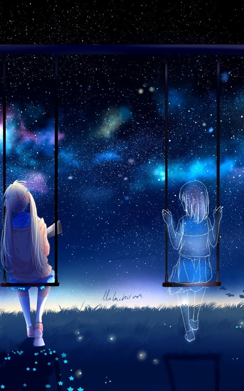 Anime Galaxy Girl. Viral Wallpaper Image
