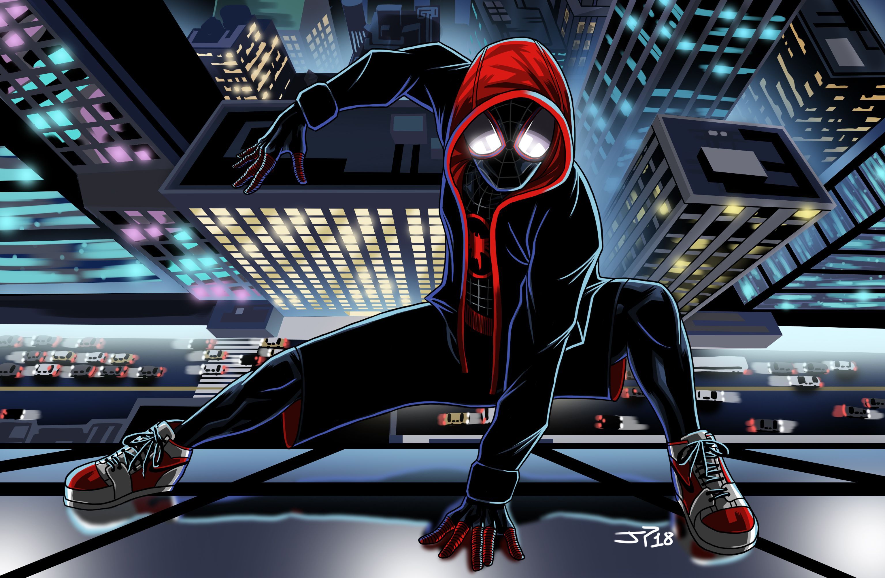 Spider Man Miles Wallpaper Free Spider Man Miles Background