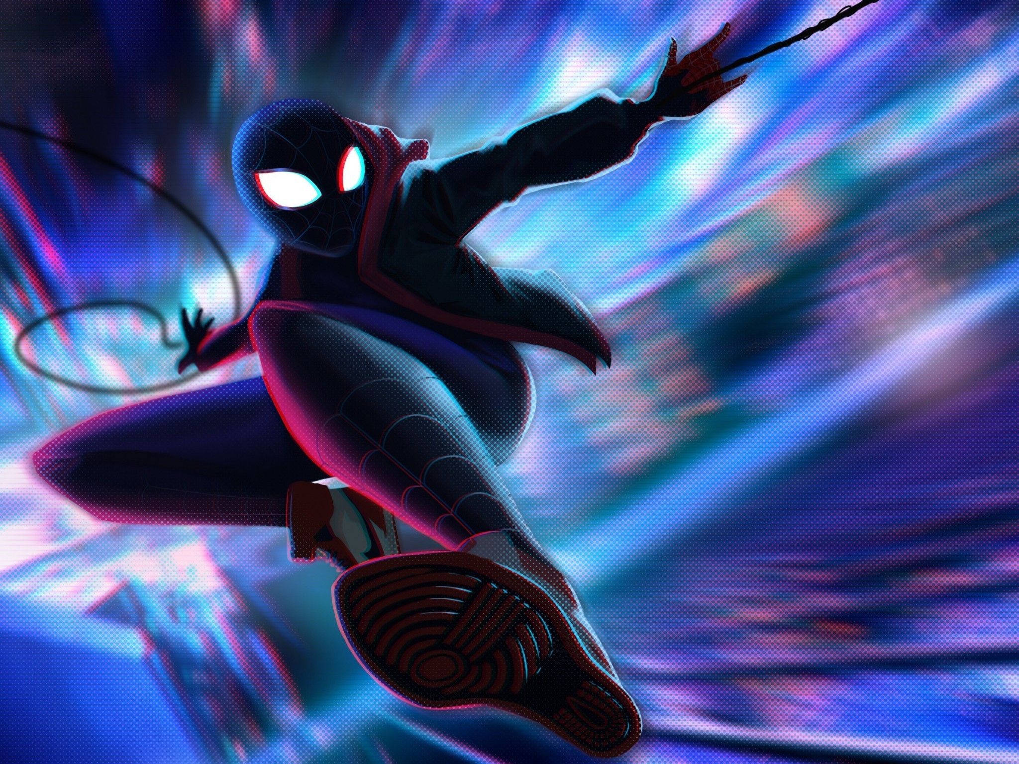 Download 2048x1536 Spider Man: Into The Spider Verse, Miles