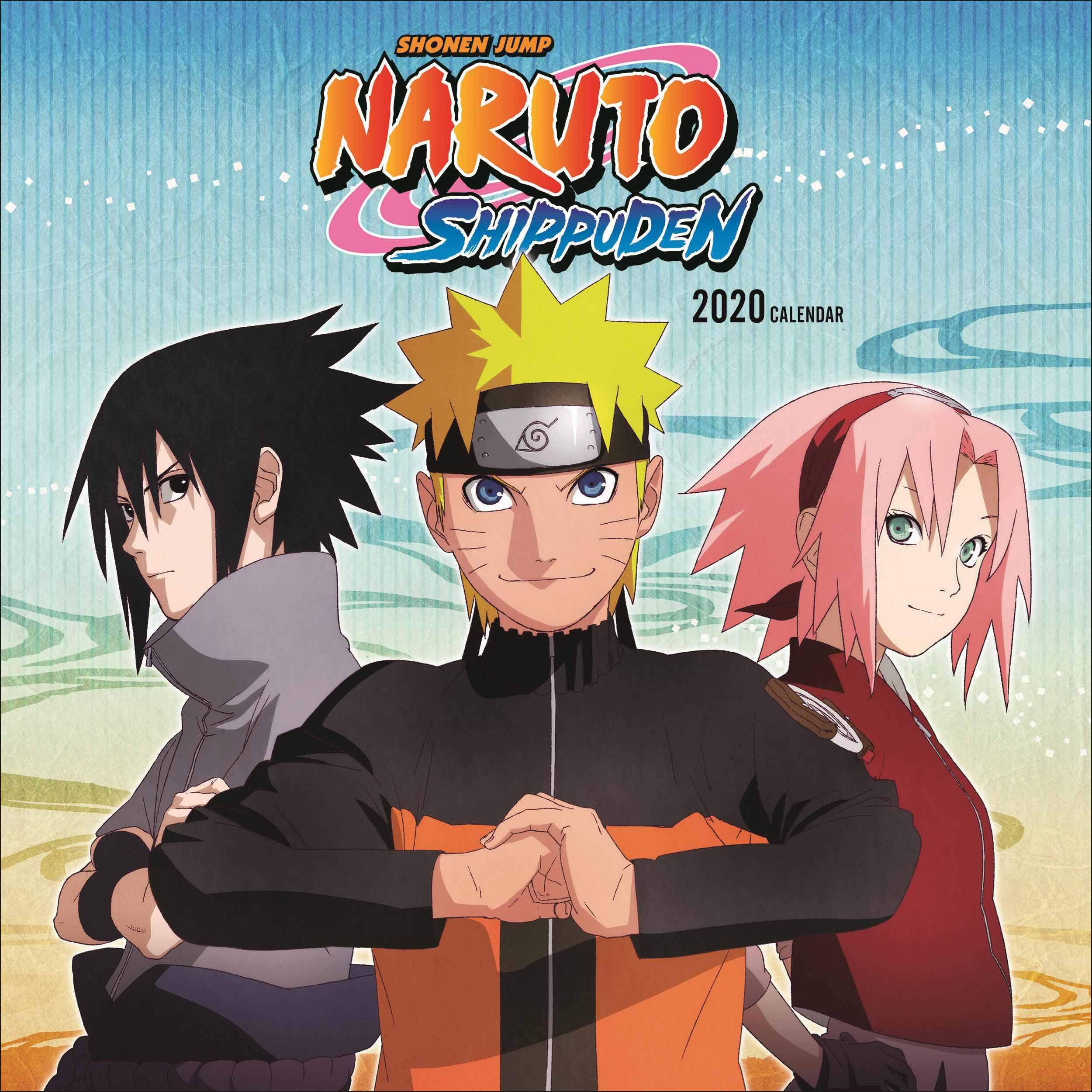Naruto Shippuden 2020 12 x 12 Inch Monthly Square Wall Calendar