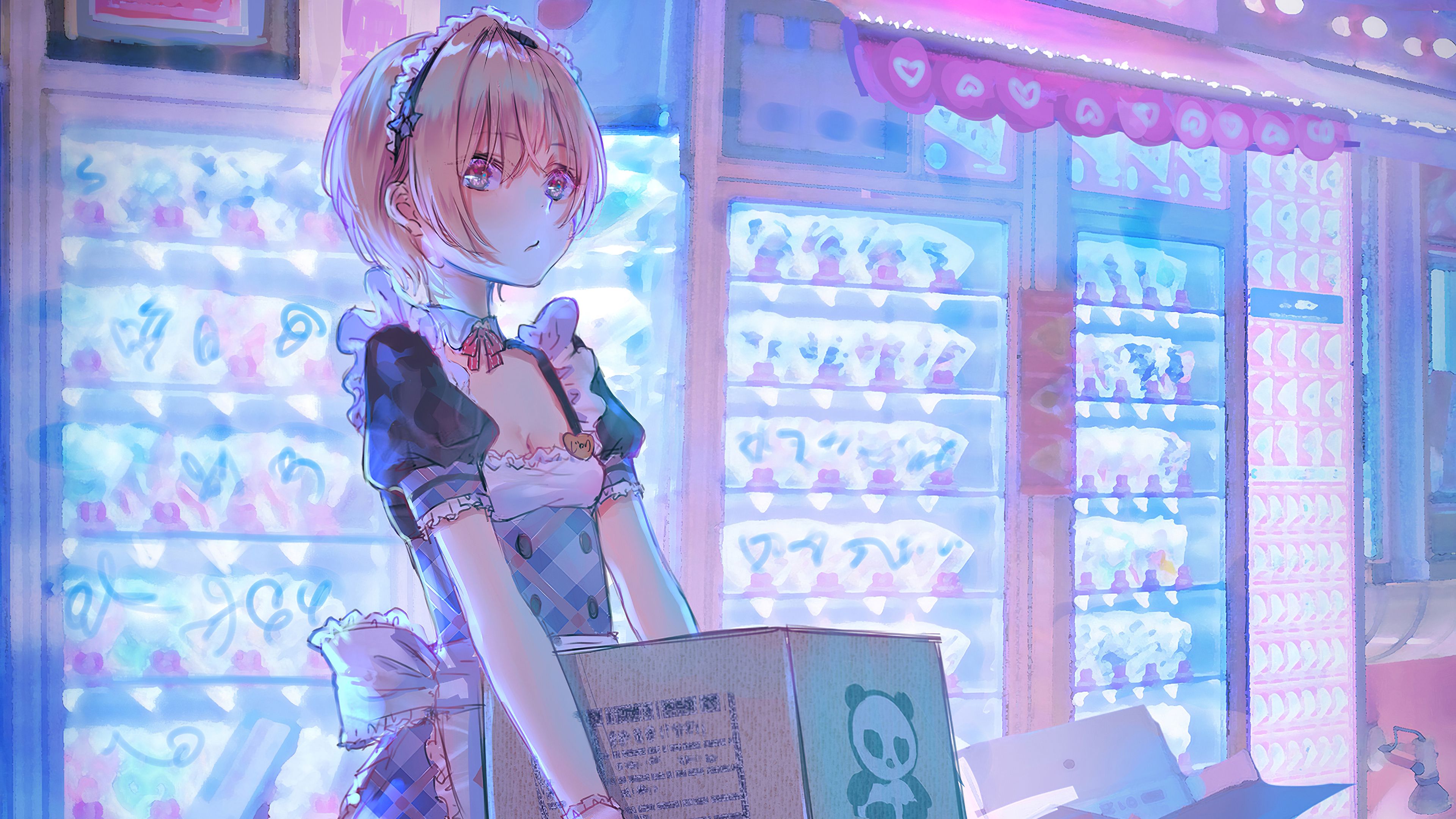Aesthetic anime girl [3840x2160] : r/wallpaper