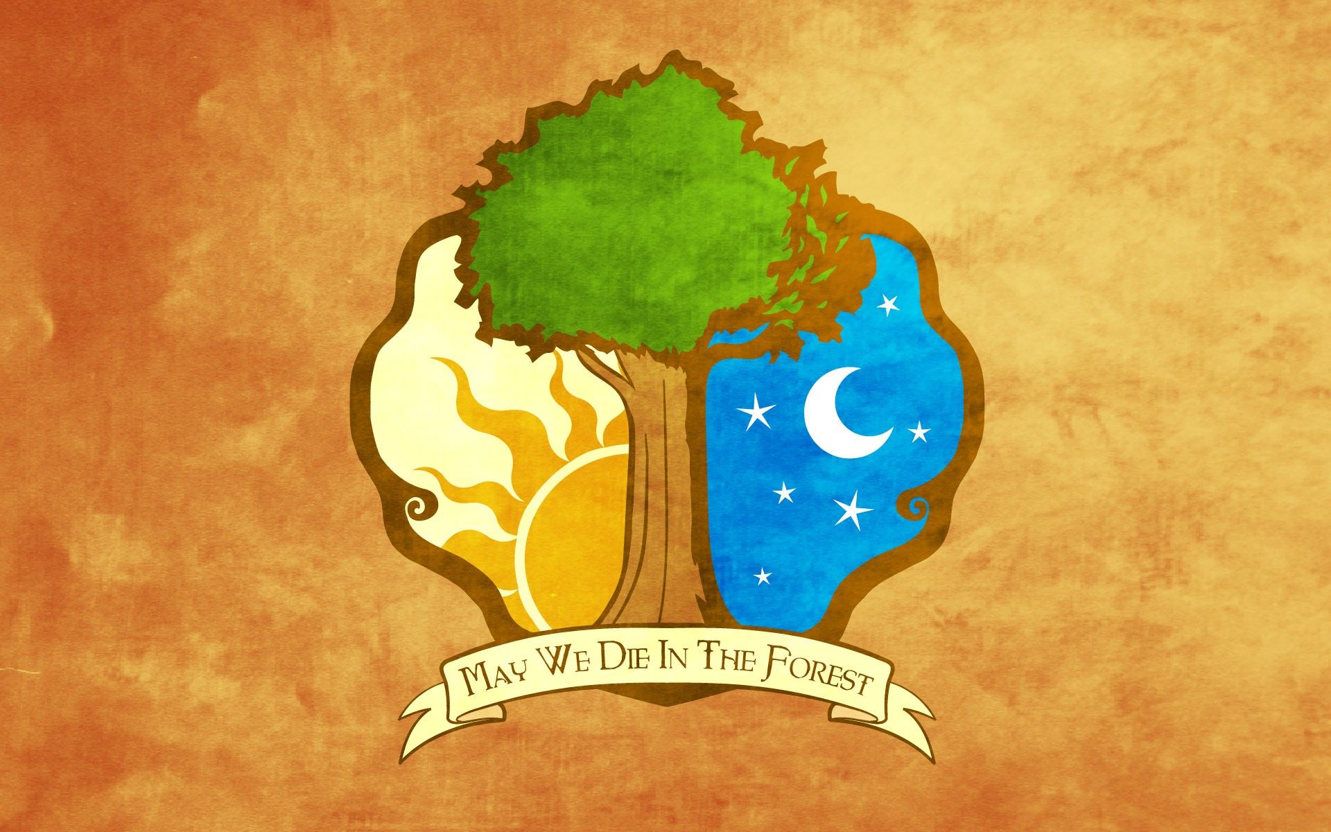 nature, trees, night Wallpaper / WallpaperJam.com