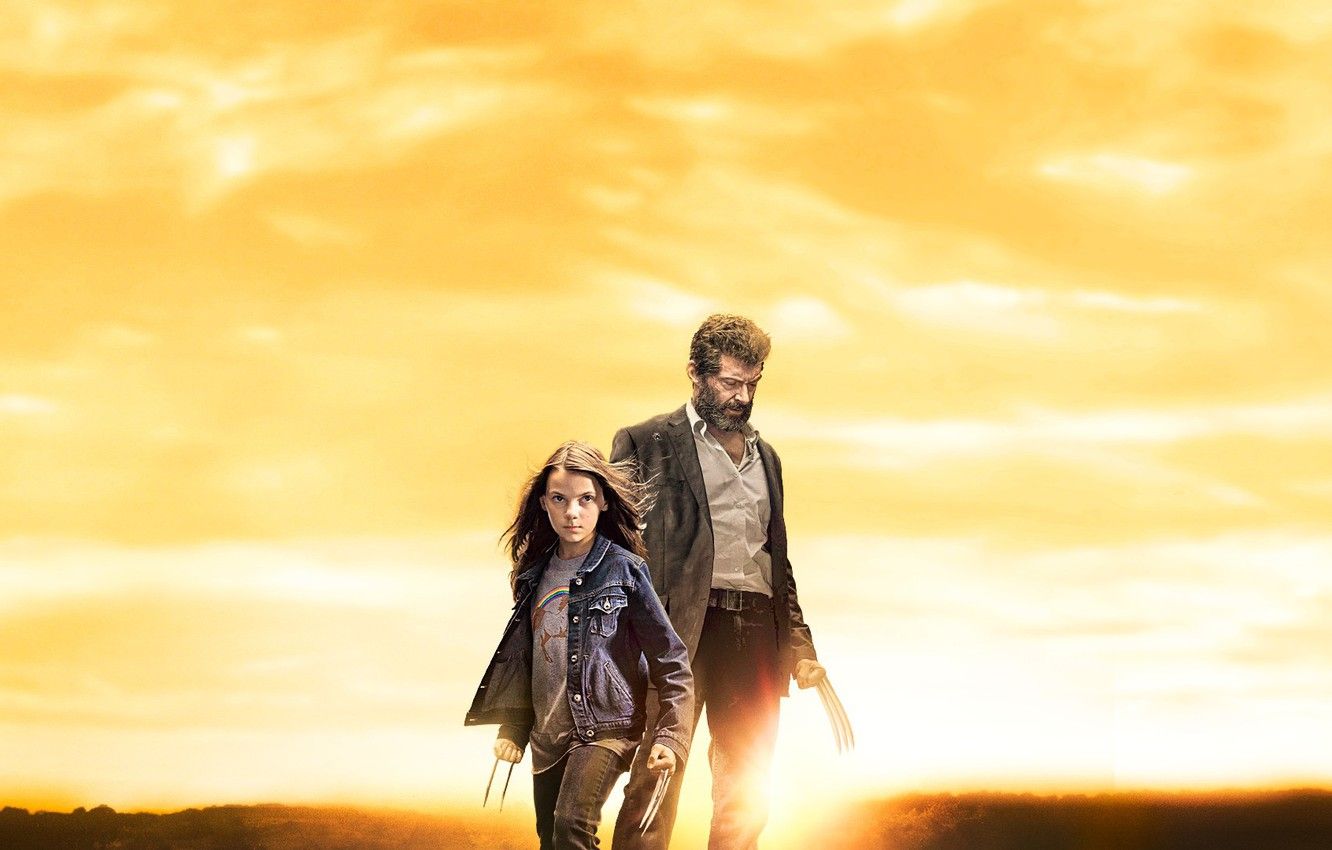 Wallpaper Cinema, Girl, Wolverine, Hugh Jackman, X Men, Logan, Man