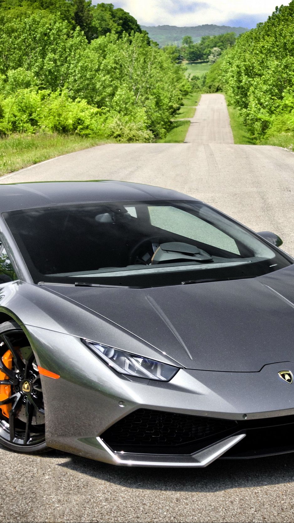 Download Wallpaper 938x1668 Lamborghini, Huracan, Lp 610 4, Front