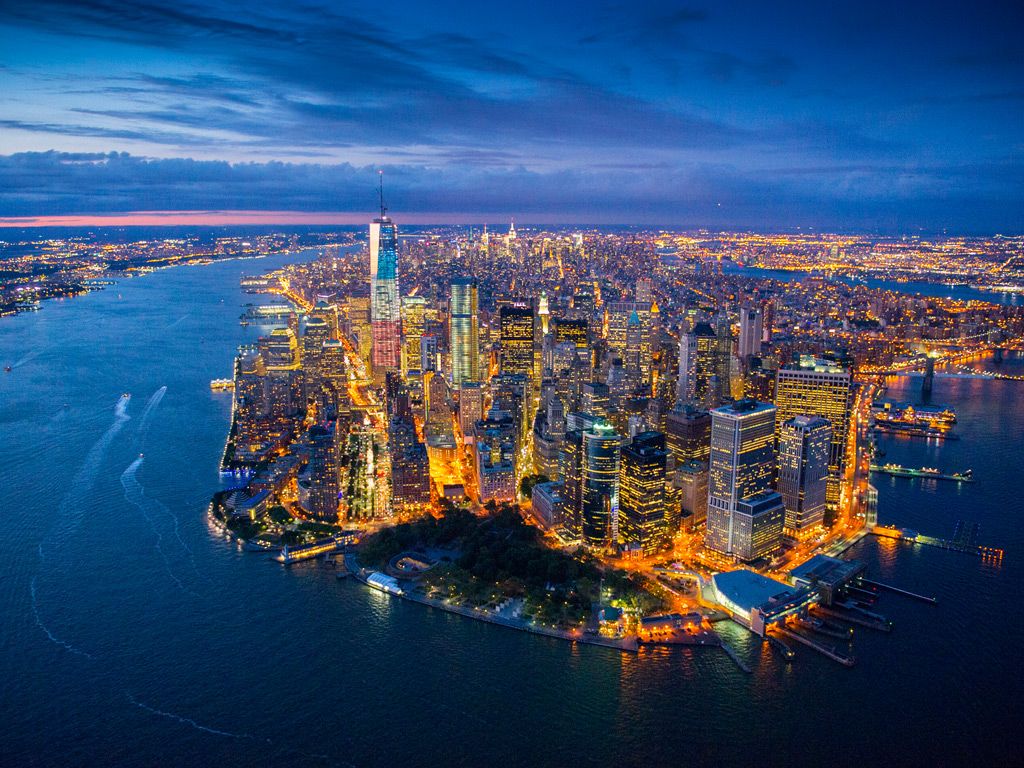 Free download Lower Manhattan New York Dominating the skyline is