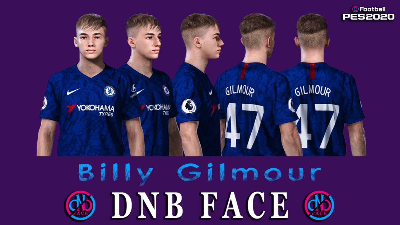 Billy Gilmour Face By DNB For PES 2019 2020