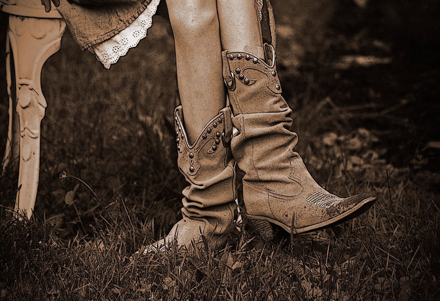 Country Boots Backgrounds For Girls