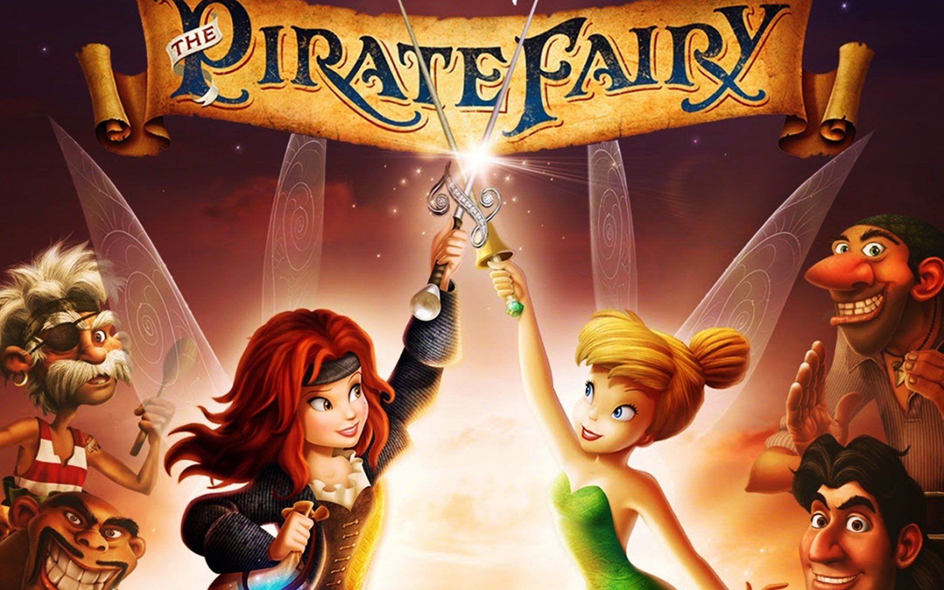 pirate, Fairy, Animation, Adventure, Family, Fantasy, Disney, 1piratefairy, Pirates Wallpaper HD / Desktop and Mobile Background