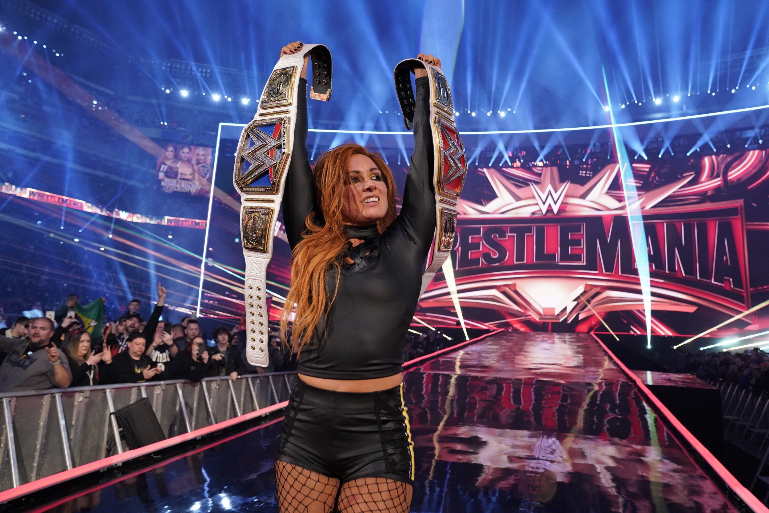 Becky Lynch Wins Both Women's Championships in the Main Event