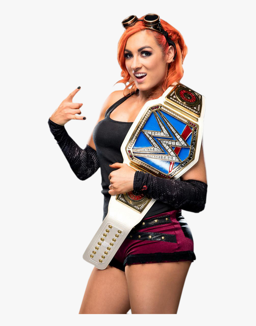 Becky Lynch Smackdown Champion Png, Transparent Png, Transparent