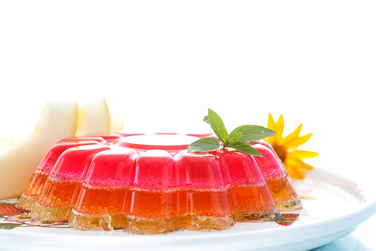 Wallpaper Gelatin dessert jelly Food confectionery White background