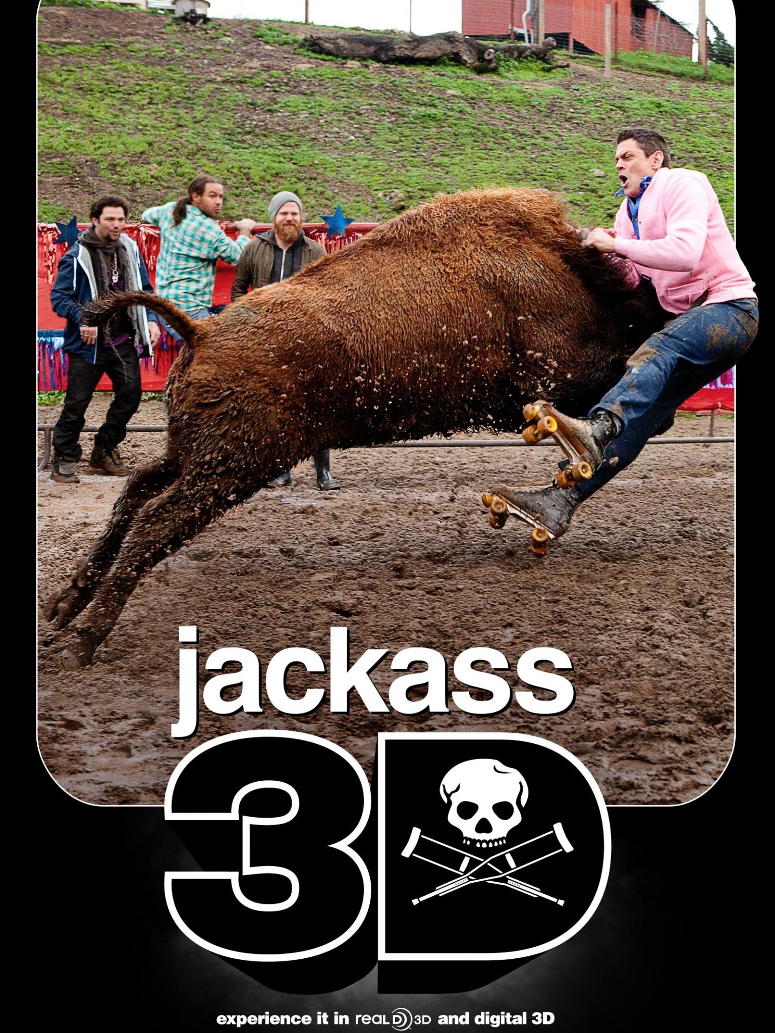 Free download Jackass 3D Movie Bull Hit Desktop Wallpaper