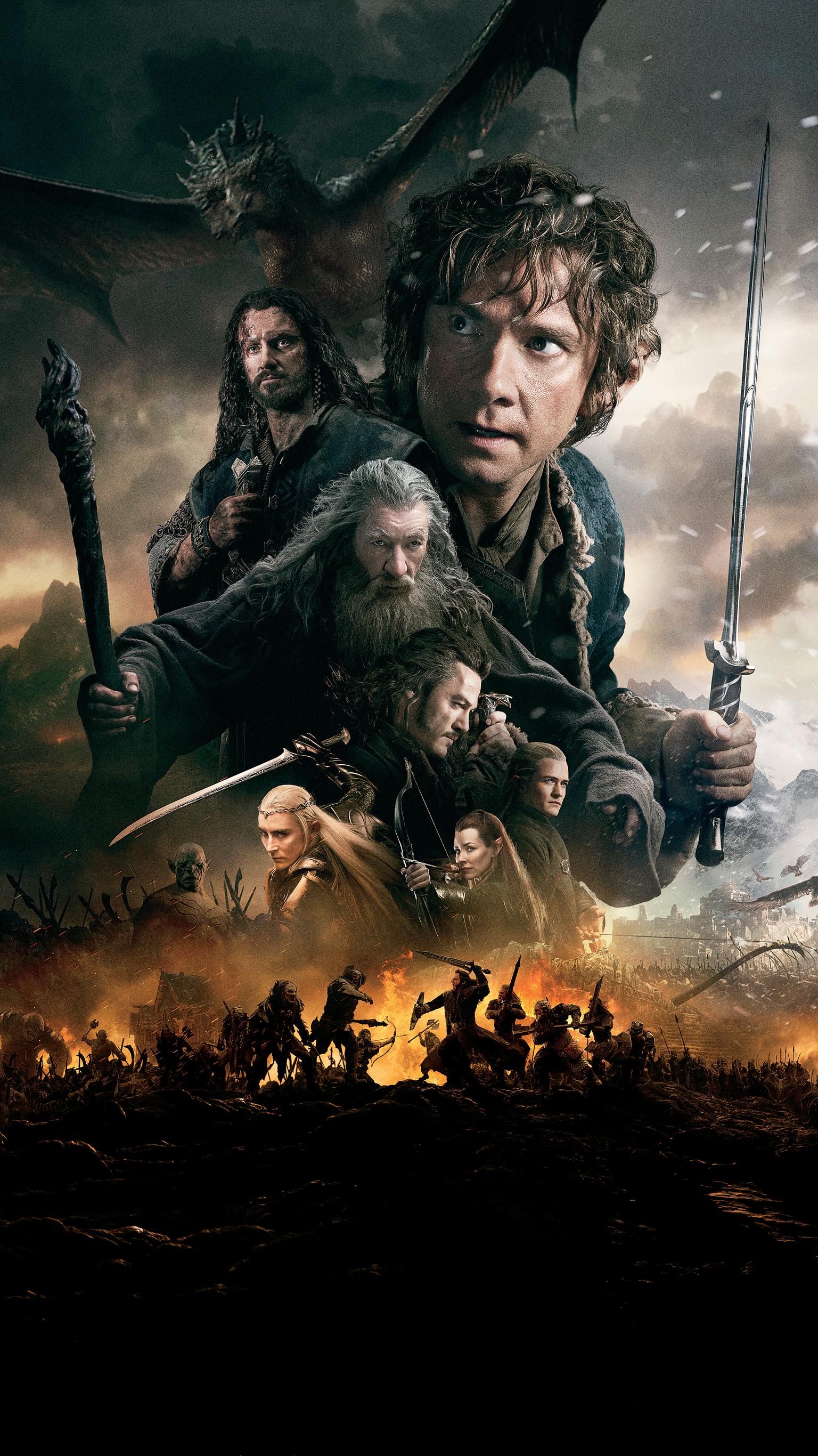 The Hobbit: The Battle of the Five Armies (2014) Phone Wallpaper