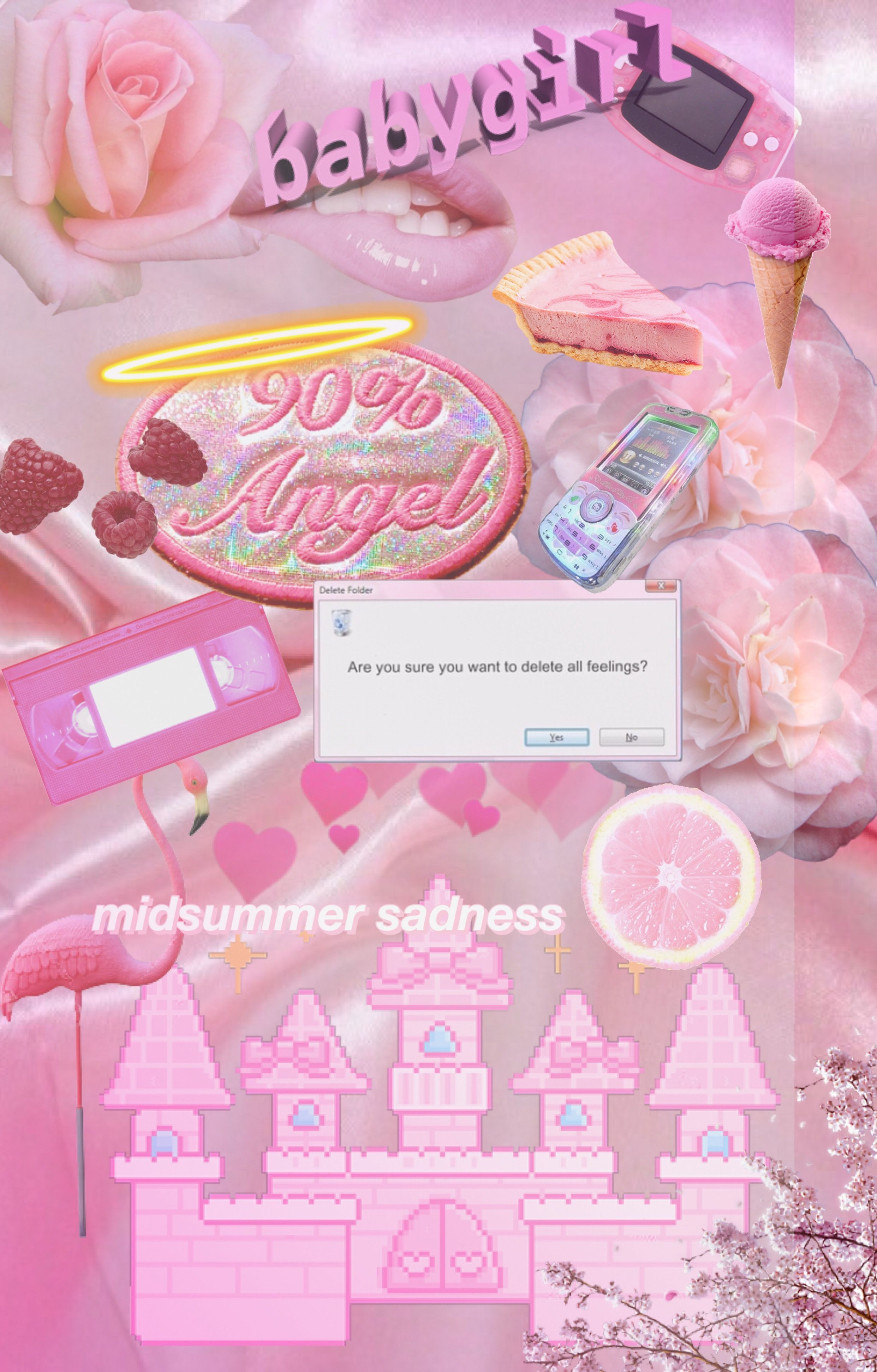 moodboard #aesthetic s #pink #princess #collage #r4ve #girly