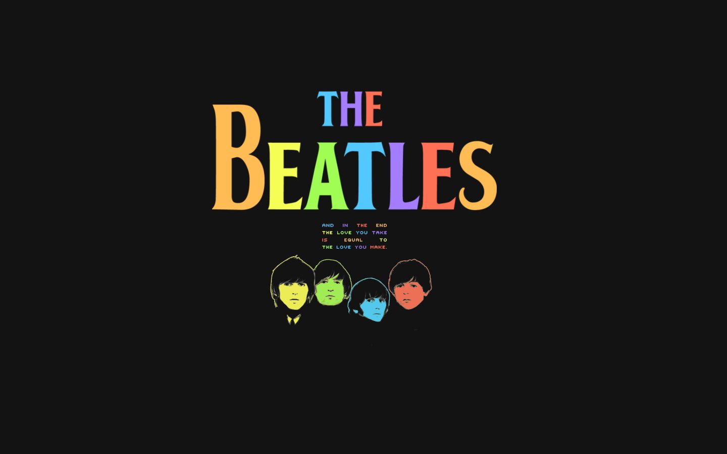 The Beatles Wallpaper. Beatles Cartoon
