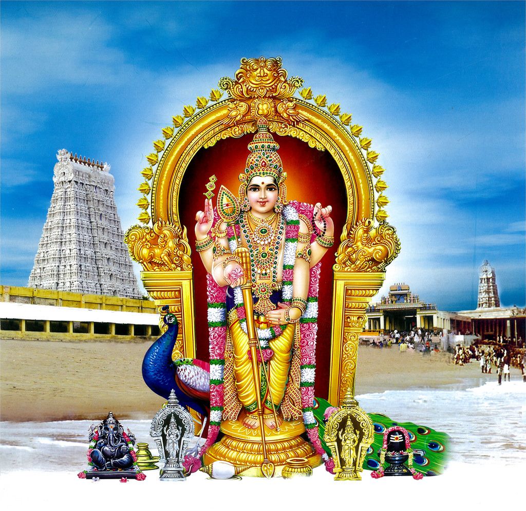 Lord Thiruchendur Murugan HD Image & Wallpaper