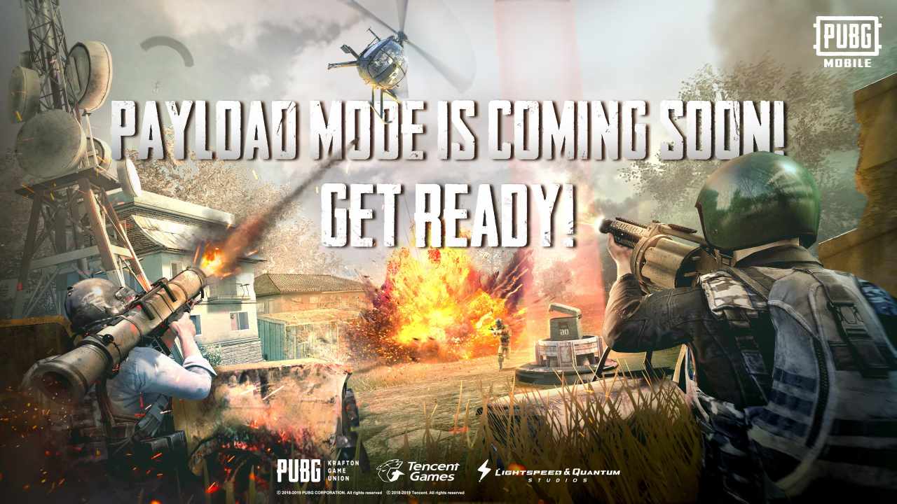 PUBG Mobile's Payload Mode in the 0.15.0 update will arrive on 23