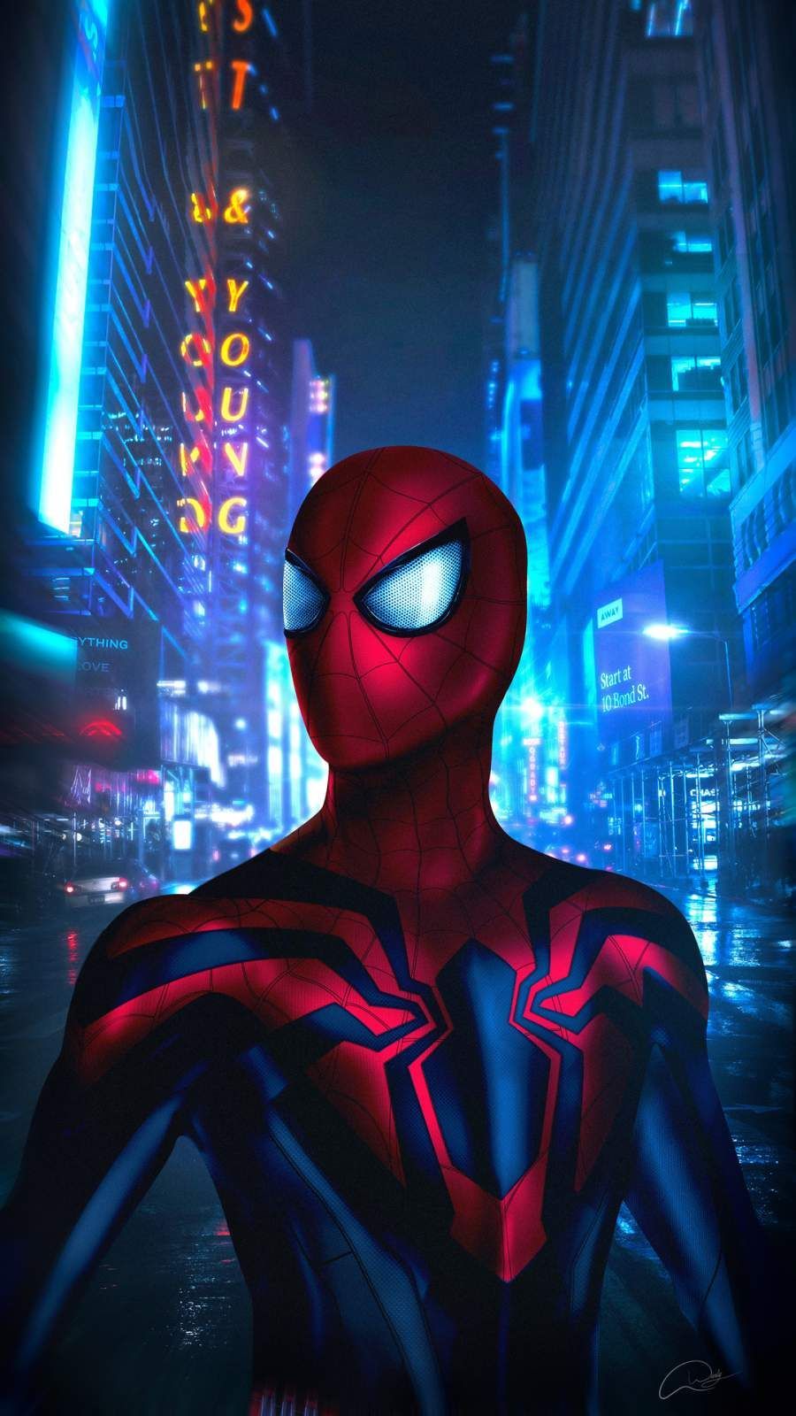 Spider Man In The City IPhone Wallpaper. Marvel comics wallpaper
