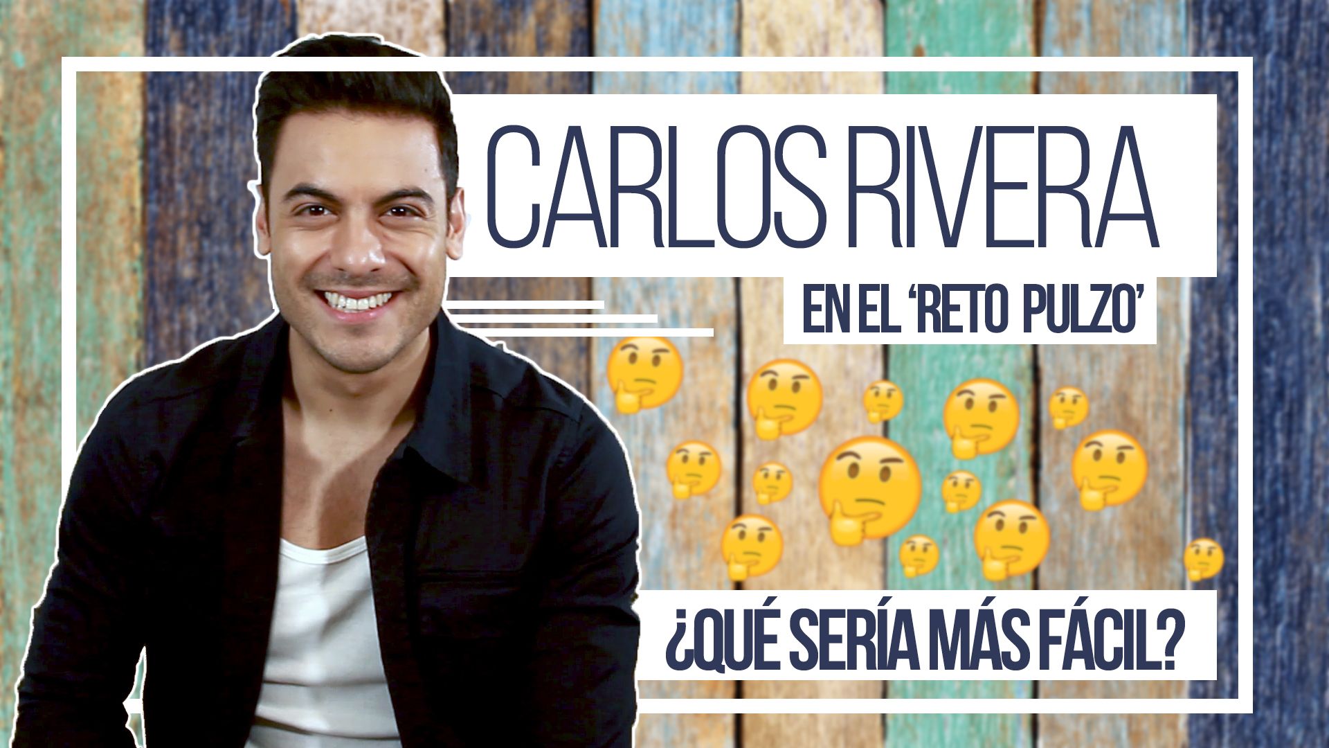 Carlos Rivera responde preguntas rápidas en 'El Reto Pulzo'