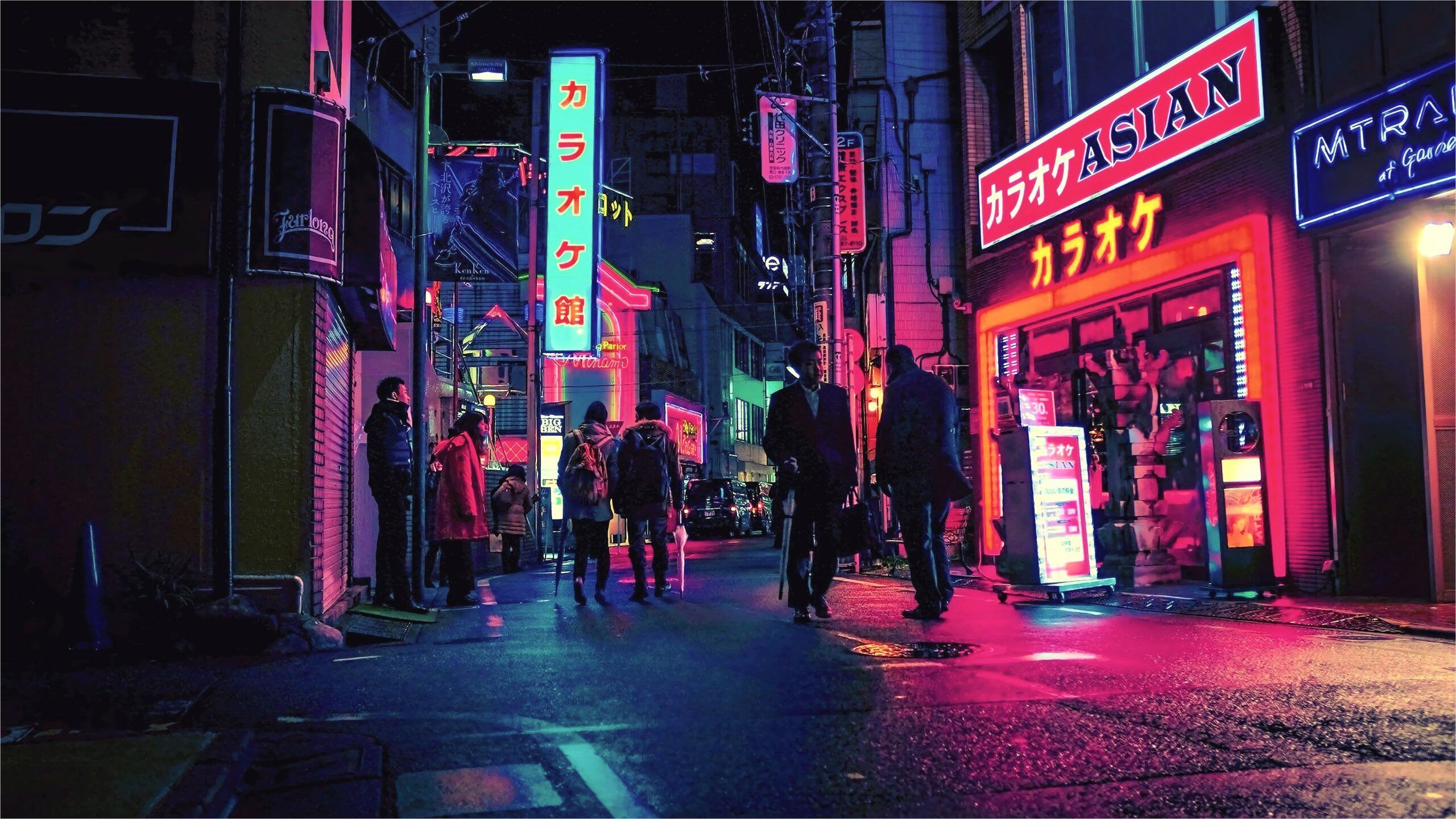 4k Tokyo Street Wallpaper. Neon wallpaper, Neon aesthetic, Neon