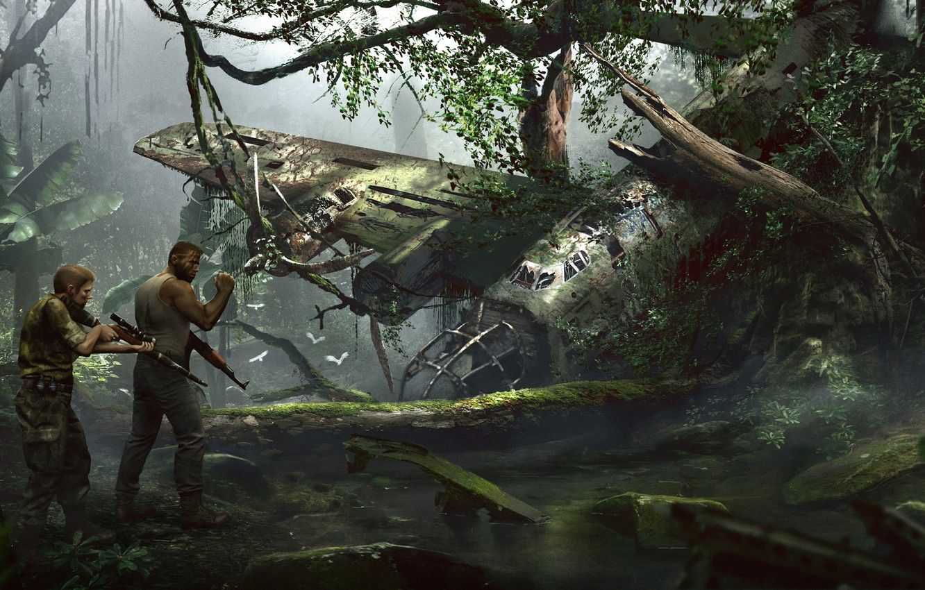 Wallpaper Trees, Weapons, Jungle, Technique, Sniper, 2K Games