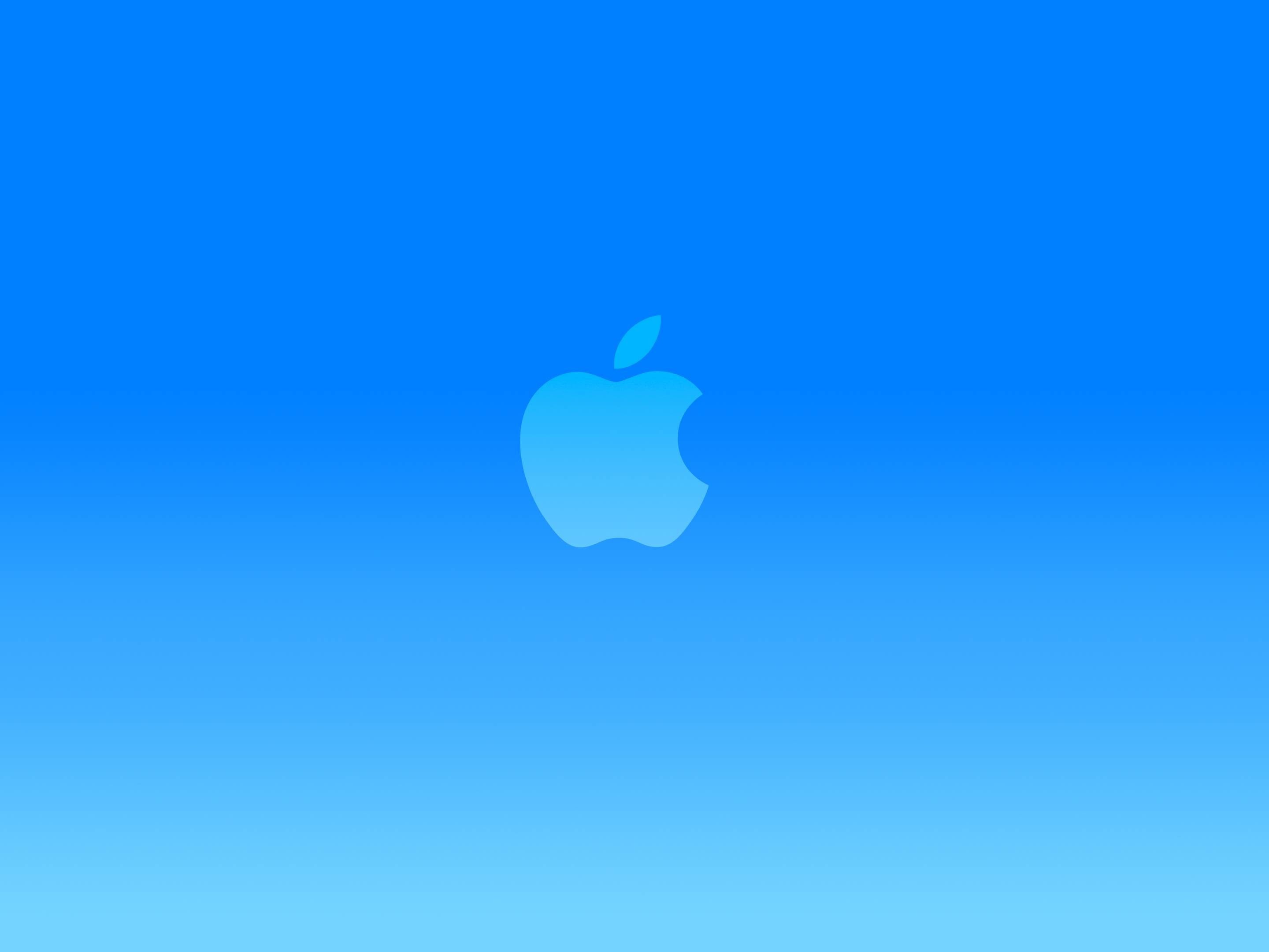 blue apple logo