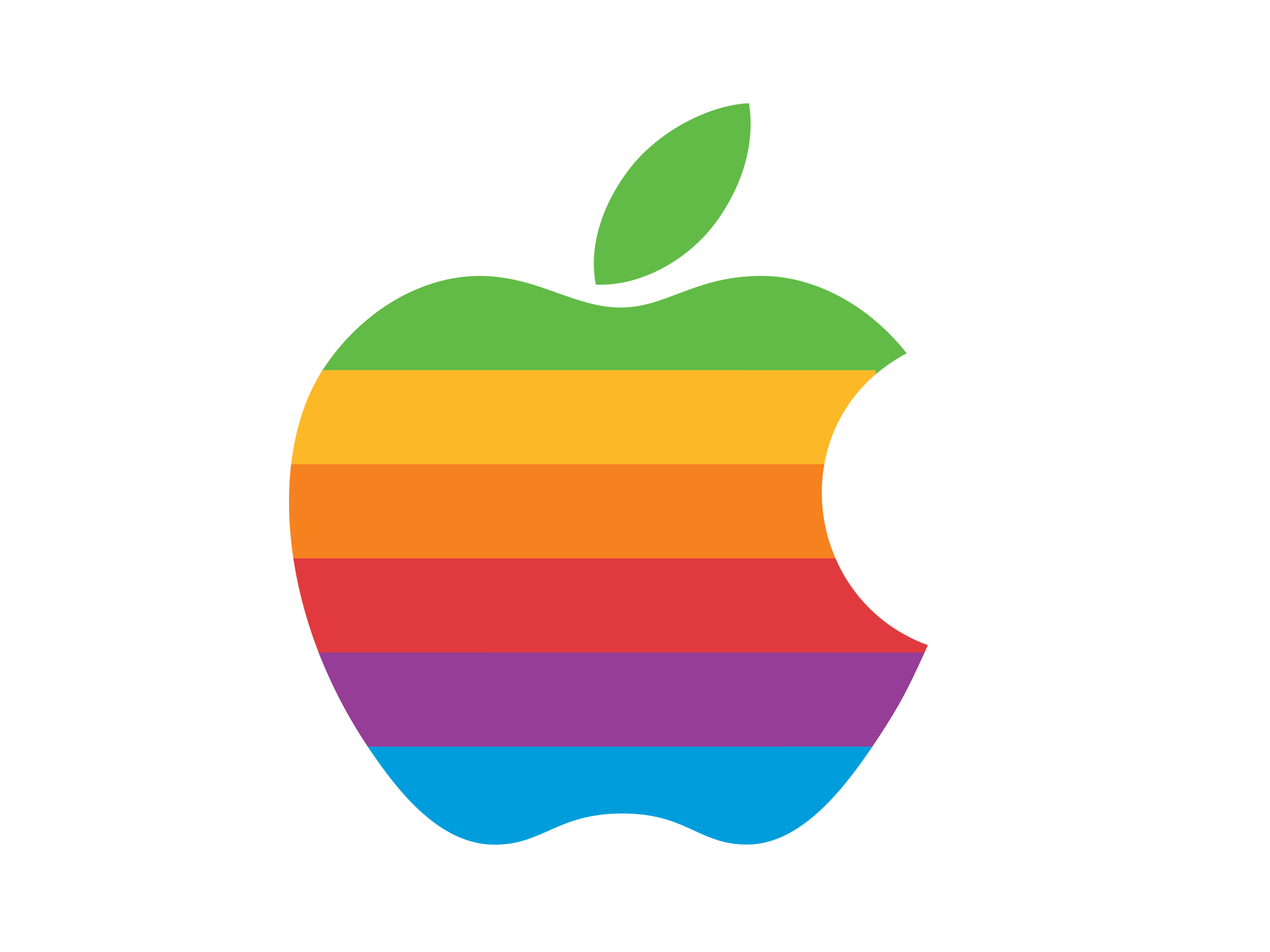 Rainbow Apple Logo iPhone Wallpaper Free Rainbow Apple Logo