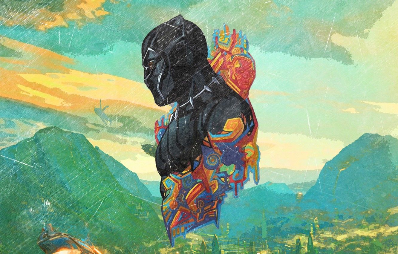 Wallpaper Marvel, Africa, Black Panther, T`Challa, Wakanda image