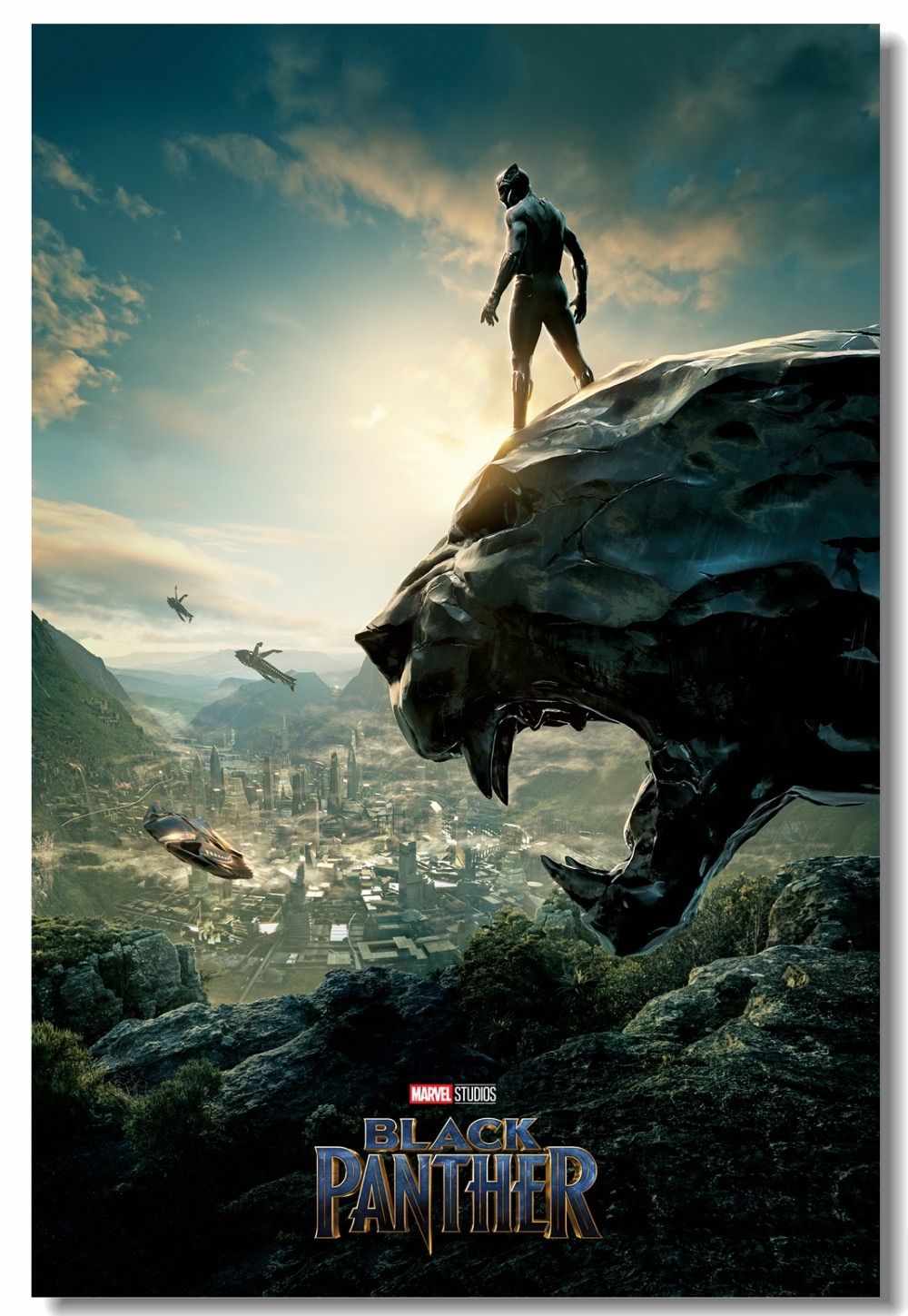 Custom Canvas Wall Decor Marvel Black Panther Poster Black Panther