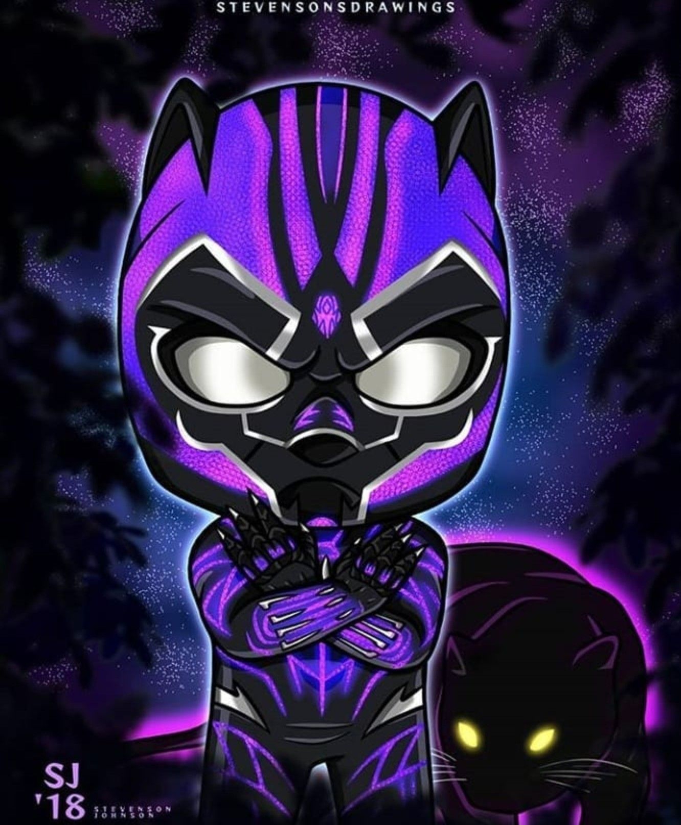 Black Panther, T'Challa. Black panther art, Black