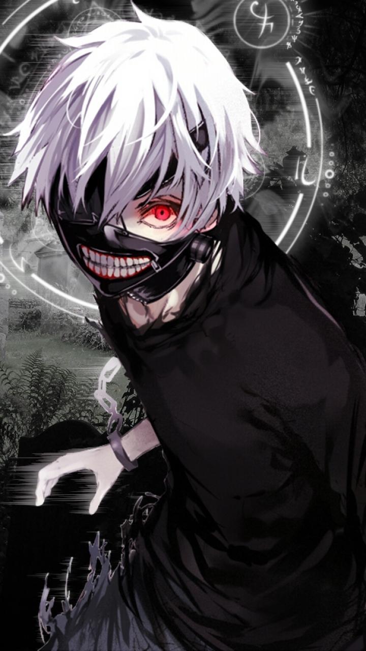 Download Stay One Step Ahead with Kaneki Phone Wallpaper