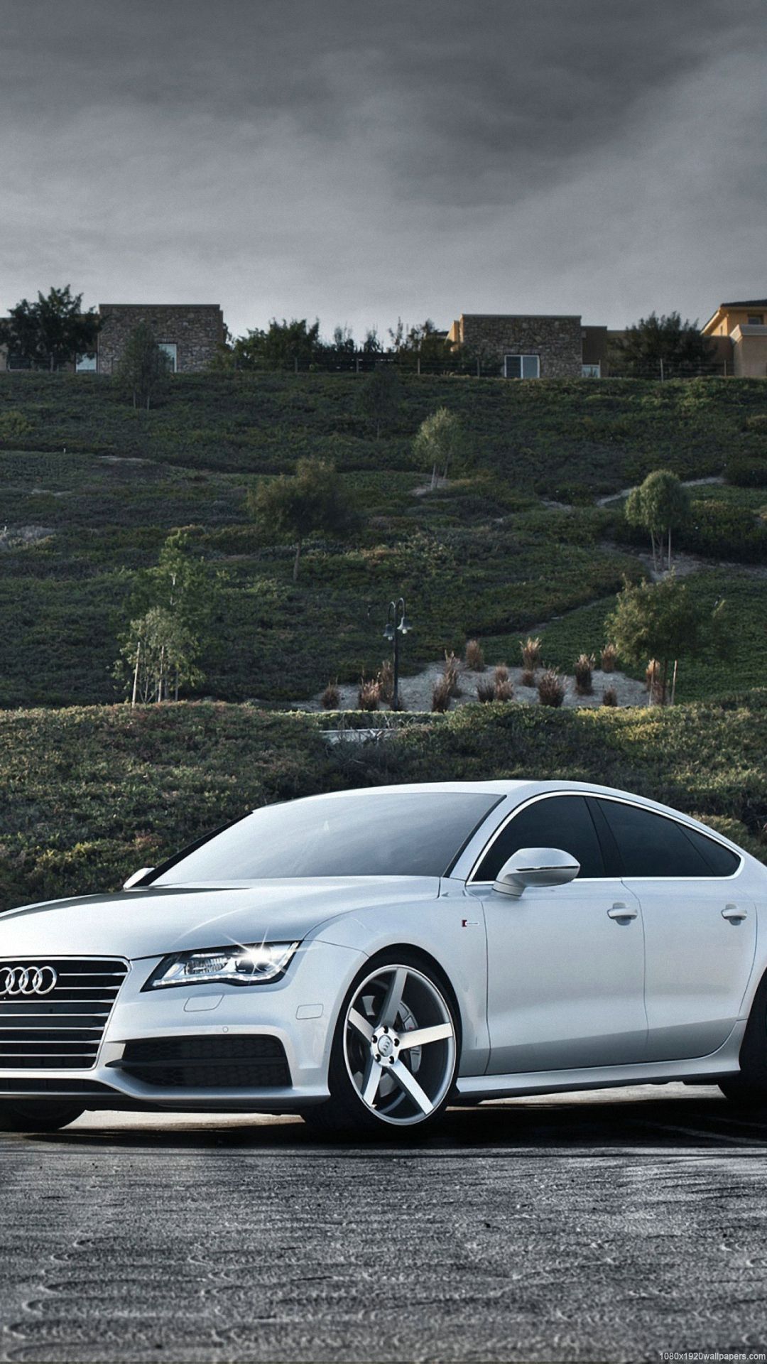 Audi Car White Wallpaper HD