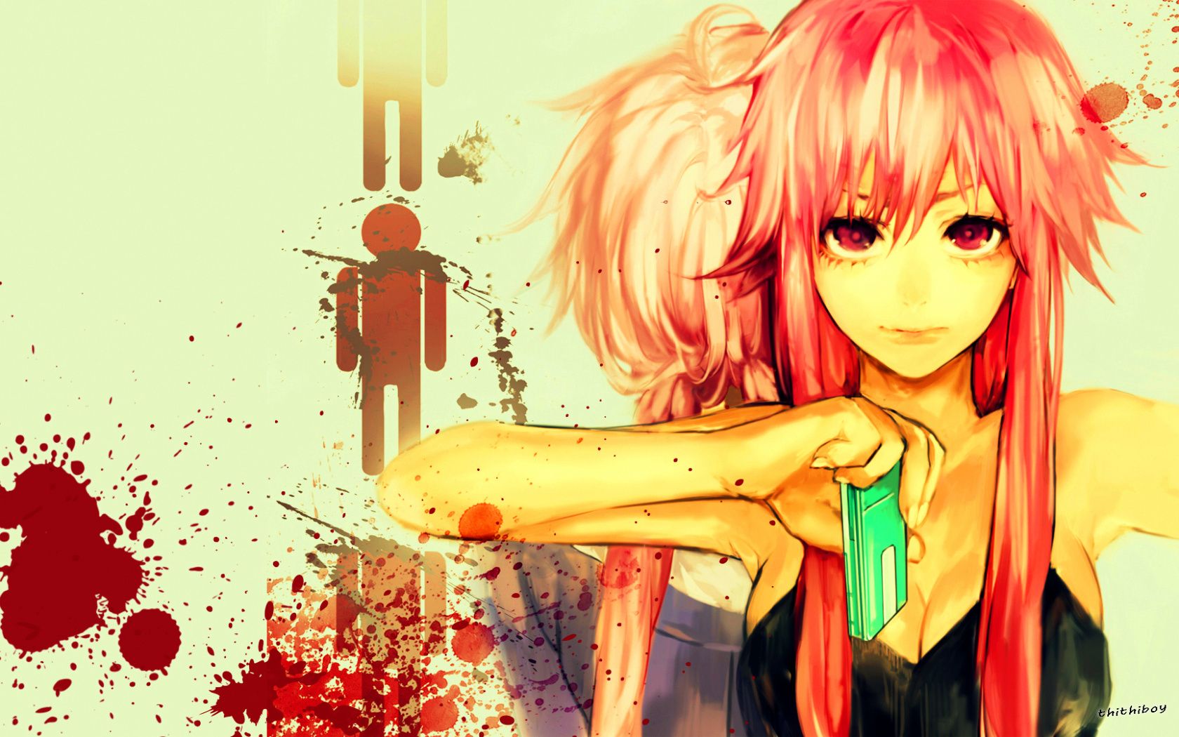 Yuno Gasai Computer Wallpapers Wallpaper Cave