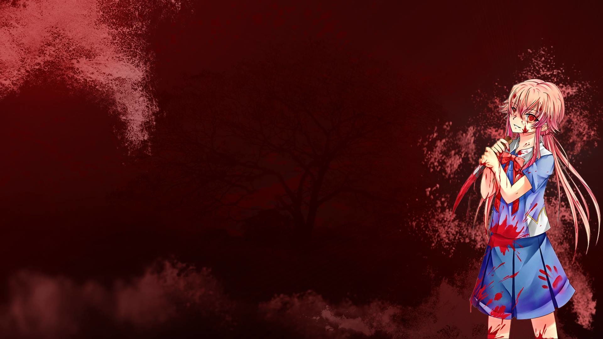 Yuno Gasai Computer Wallpapers Wallpaper Cave