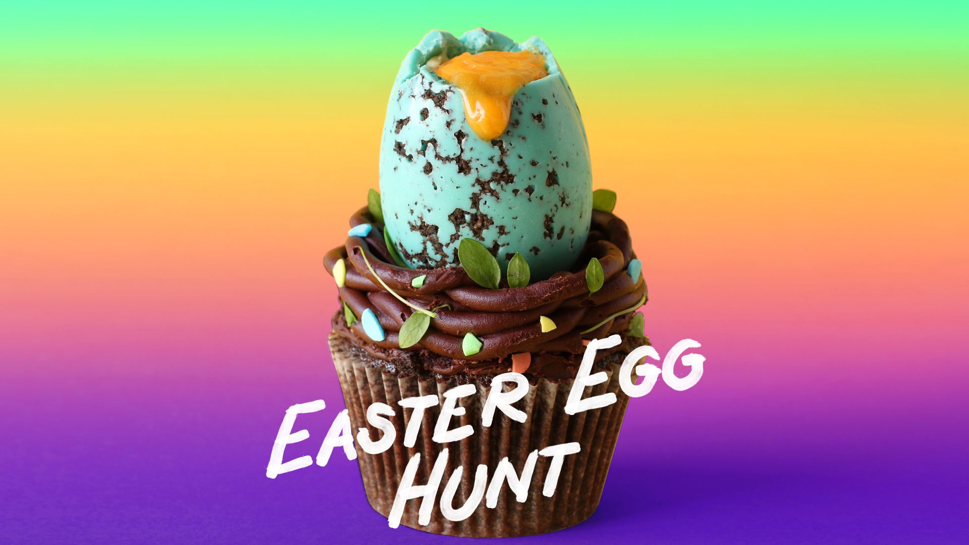 Cheesecake Easter Egg Hunt Cupcakes