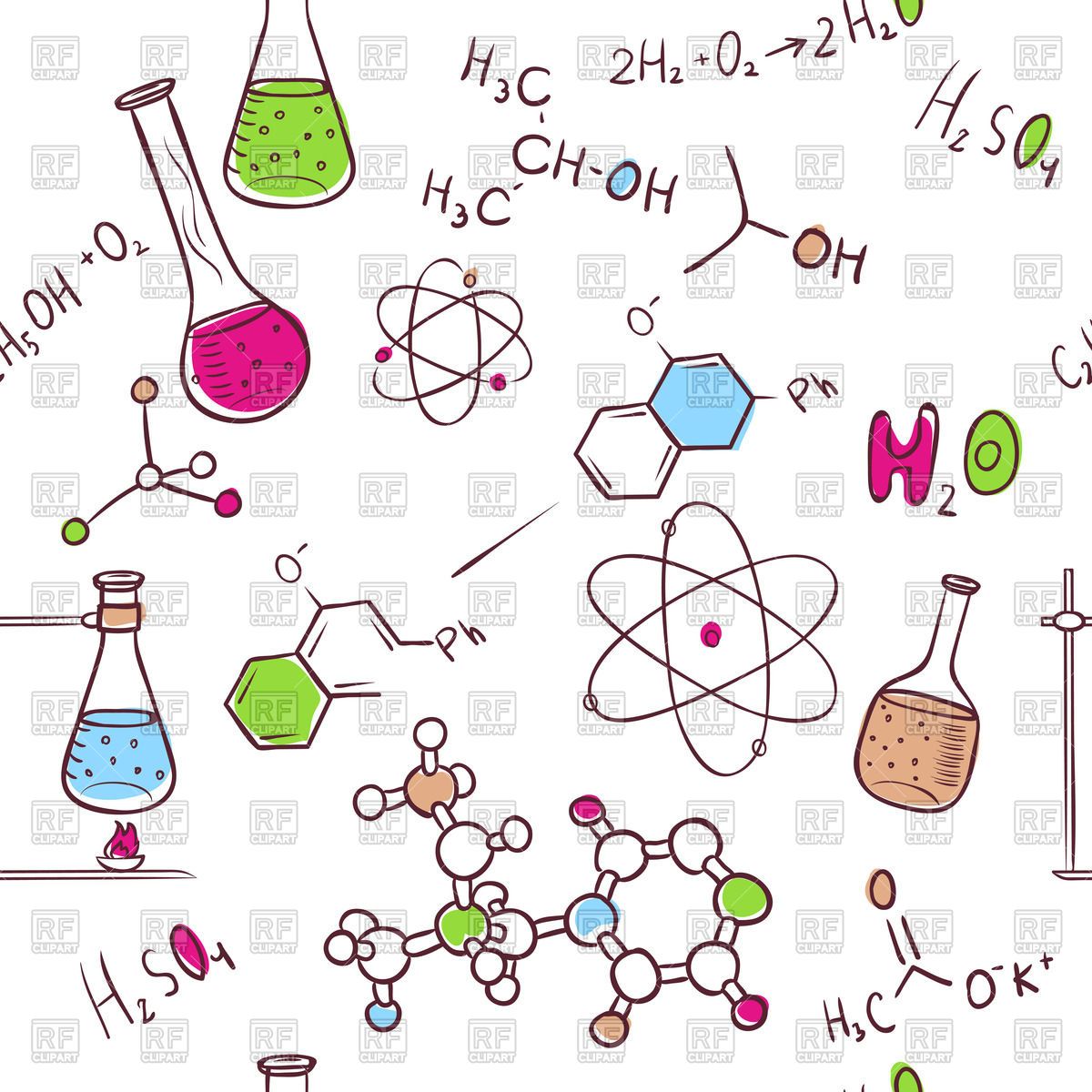 Chemistry Wallpaper Clipart