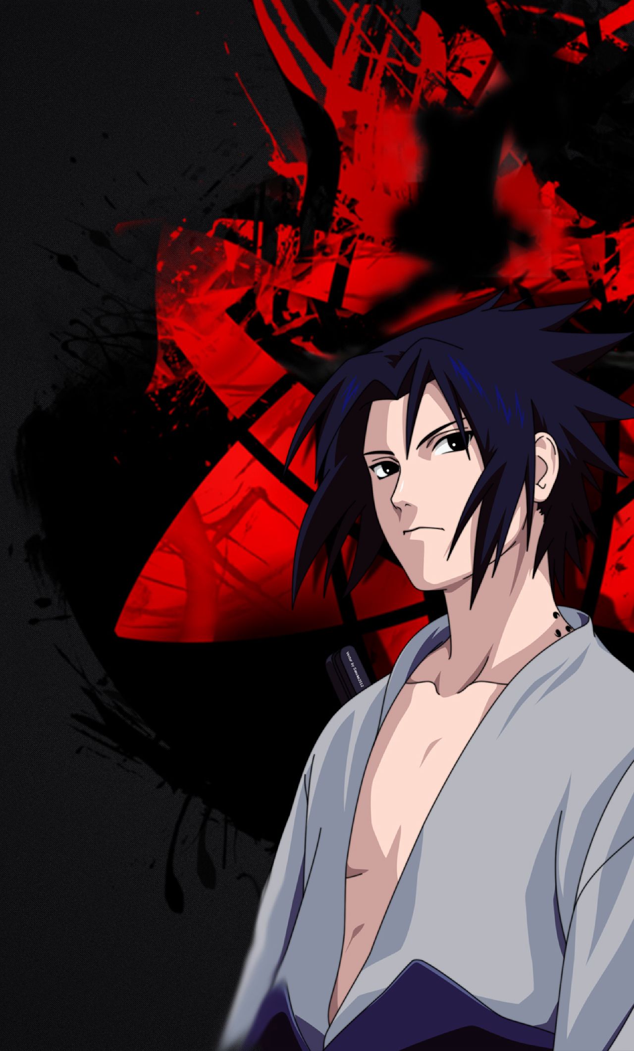 Sasuke Uchiha Wallpaper 4K Naruto AMOLED BlackDark 6498