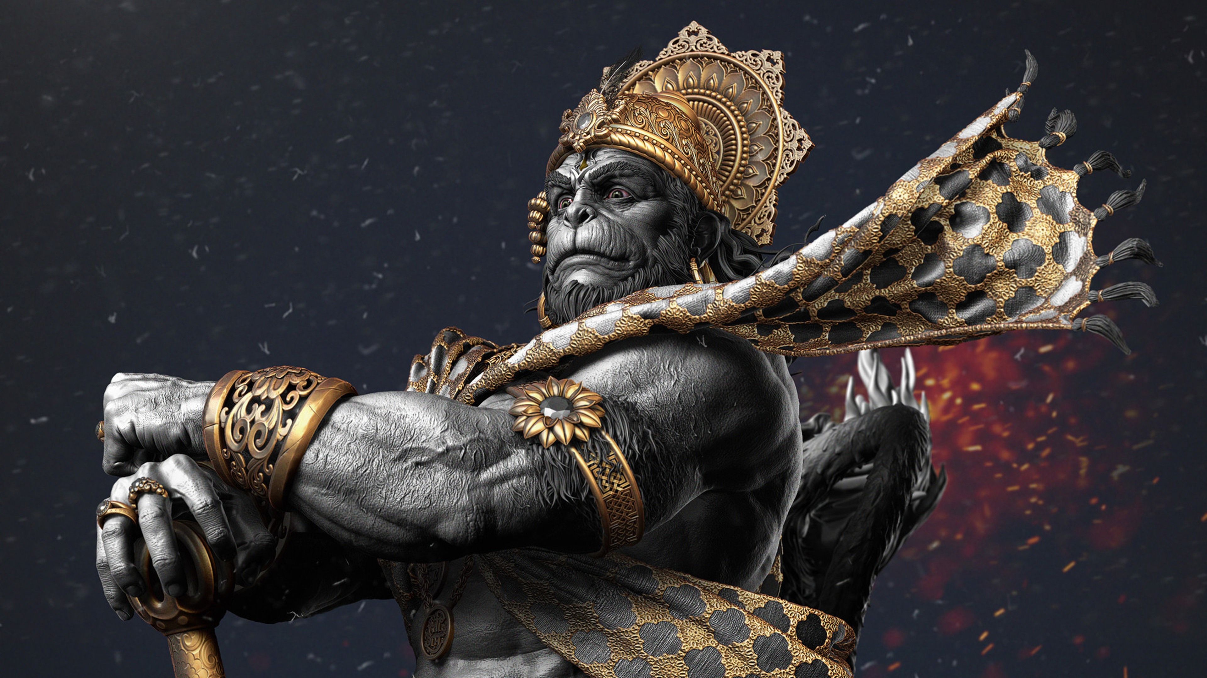 hanuman wallpaper 4k 3d for pc