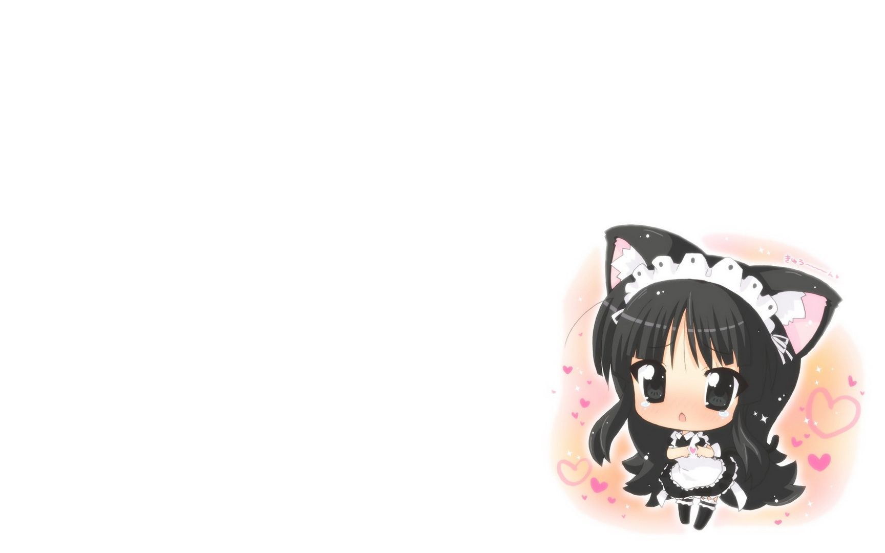 Free Download Cute Little Chibi Girl Anime Desktop Wallpaper 004