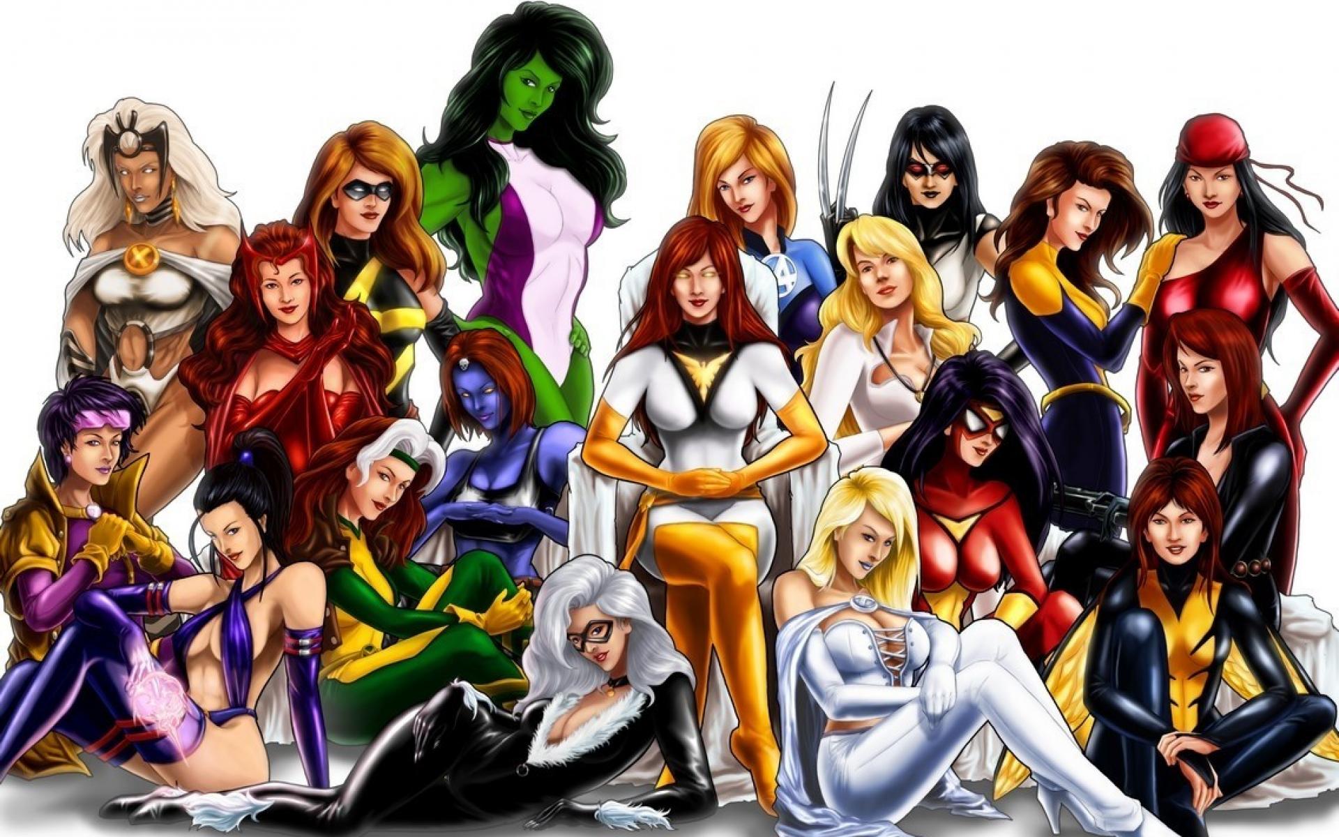 Marvel Women Wallpaper