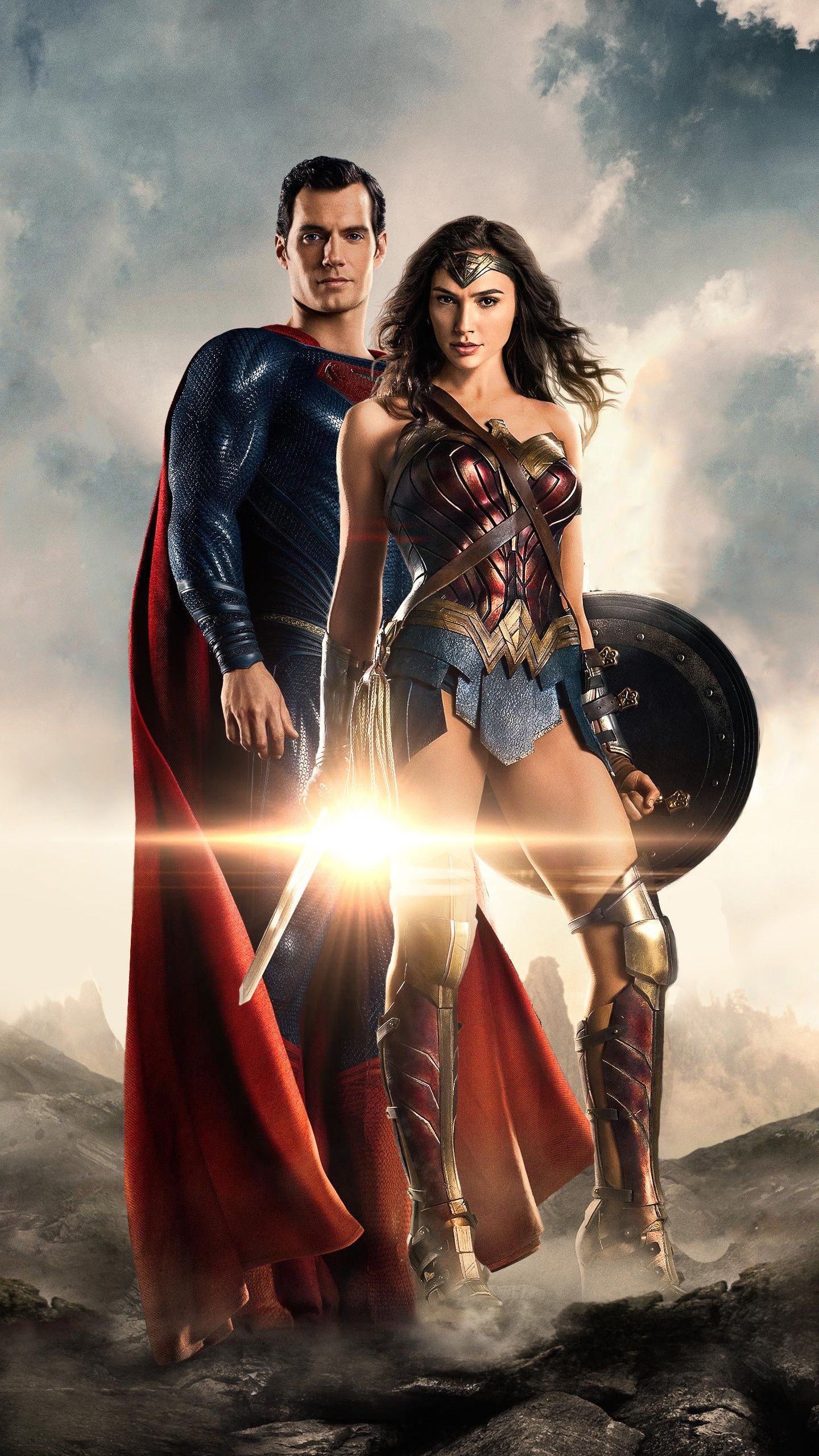 Superman Wonder Woman in Justice League 4K Wallpaper. HD
