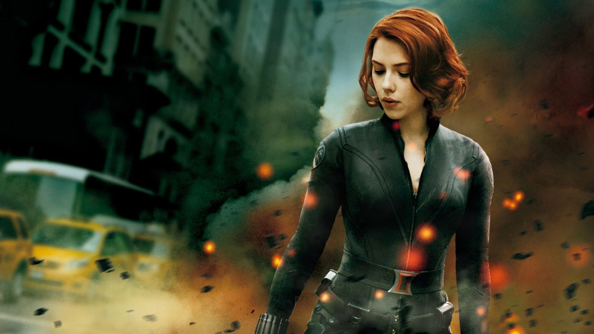 women, Scarlett Johansson, Avengers wallpaper