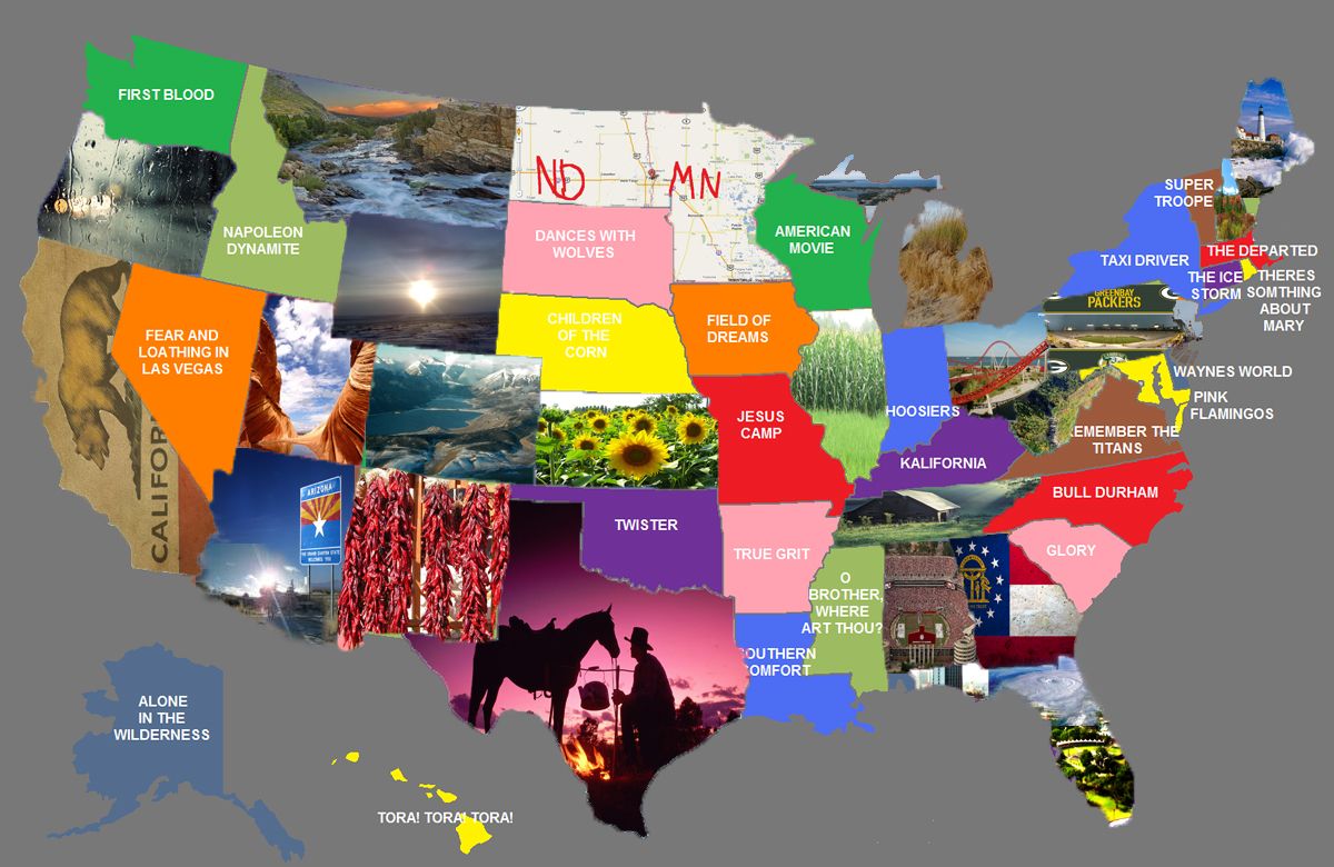USA Map Wallpaper
