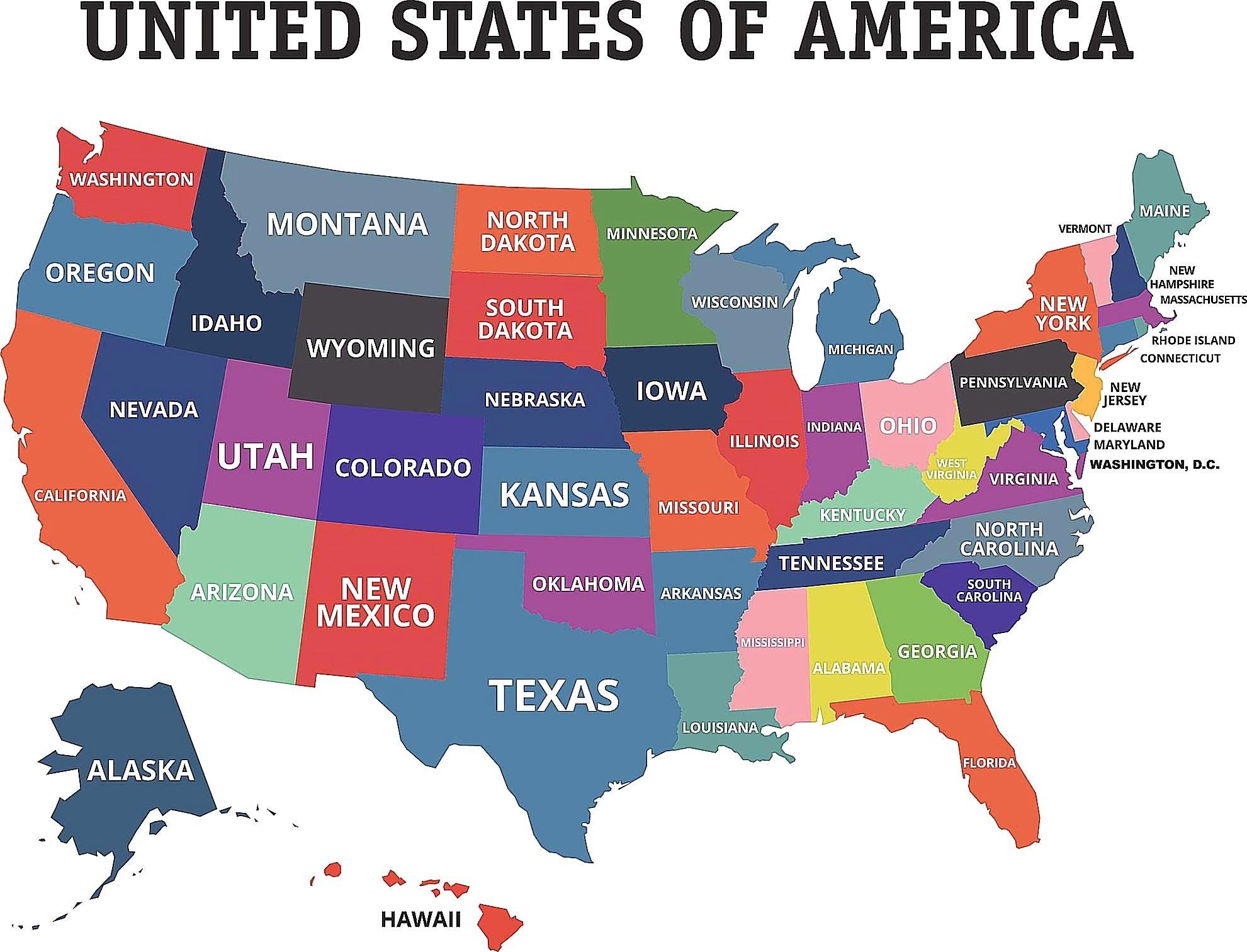 United States Map Wallpaper