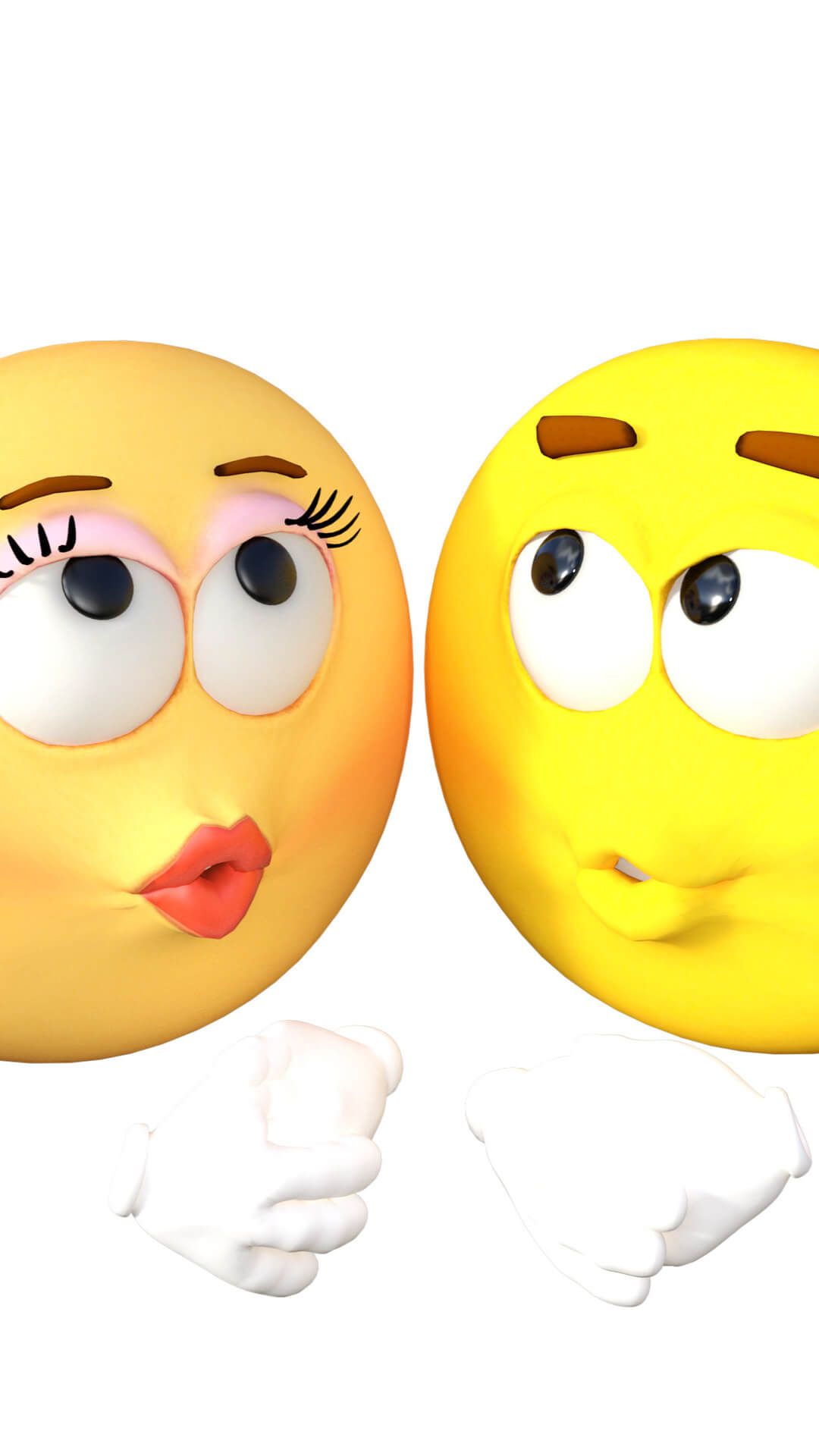 Love Couple Emoji Wallpaper