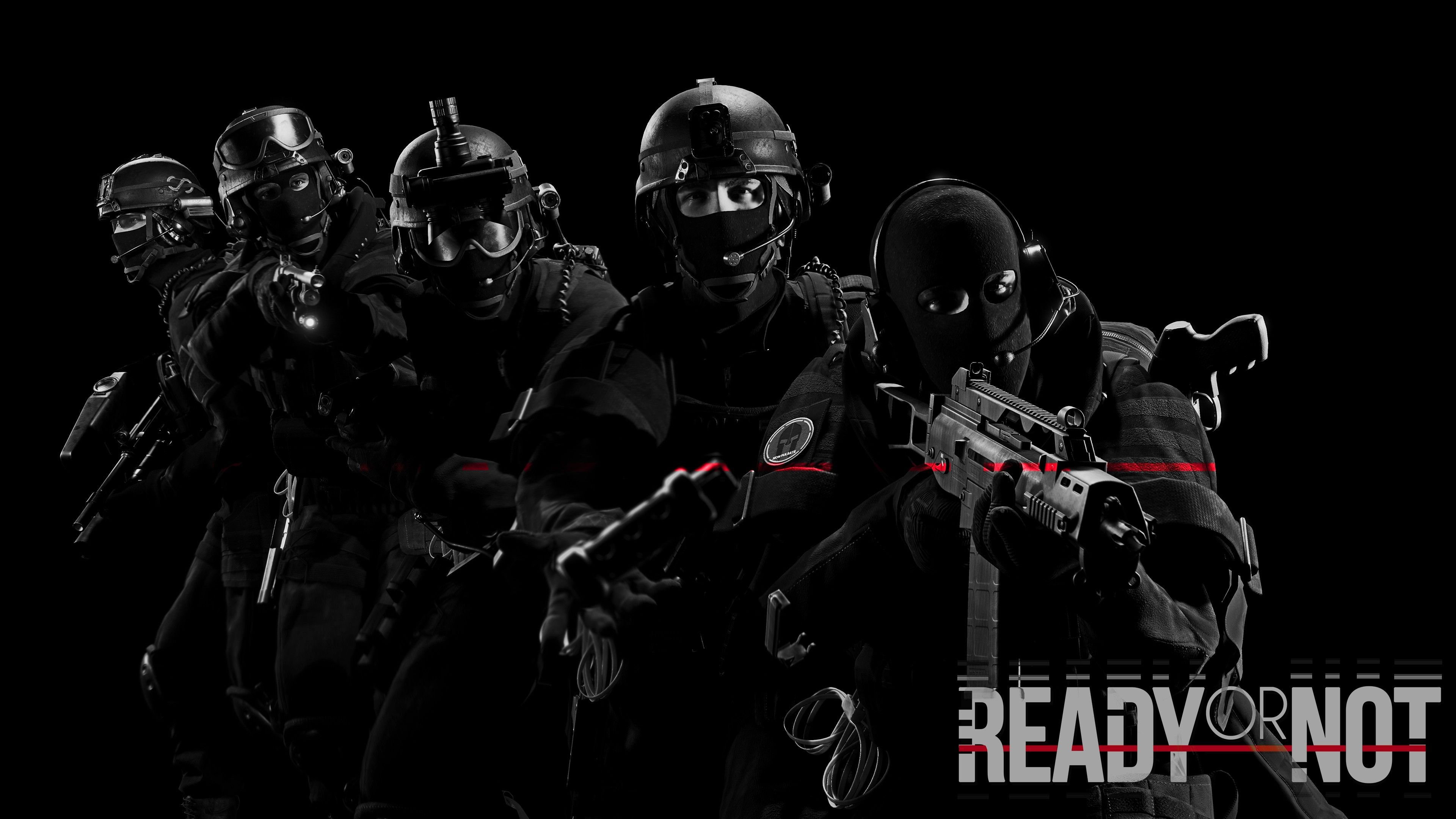 Wallpaper Ready Or Not, tactical FPS, best games, Games