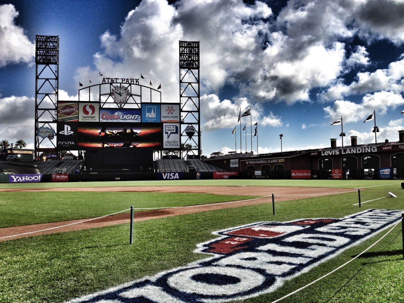 ATT Park San Francisco Giants Baseball Stadium iPhone 6 Wallpaper