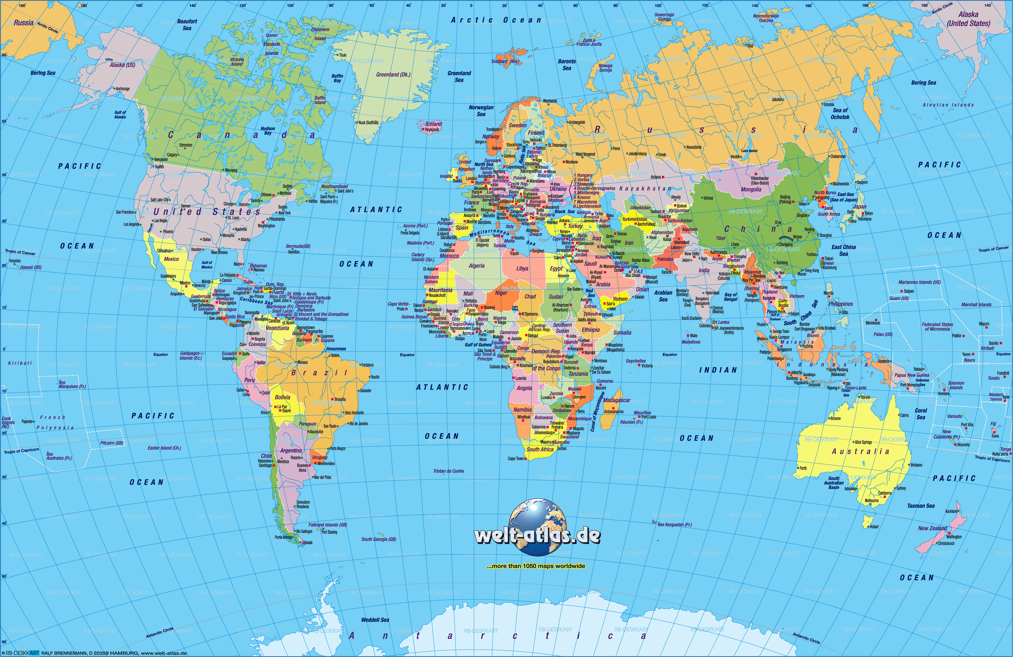 atlas Large Image. World map printable, World map wallpaper, World atlas map